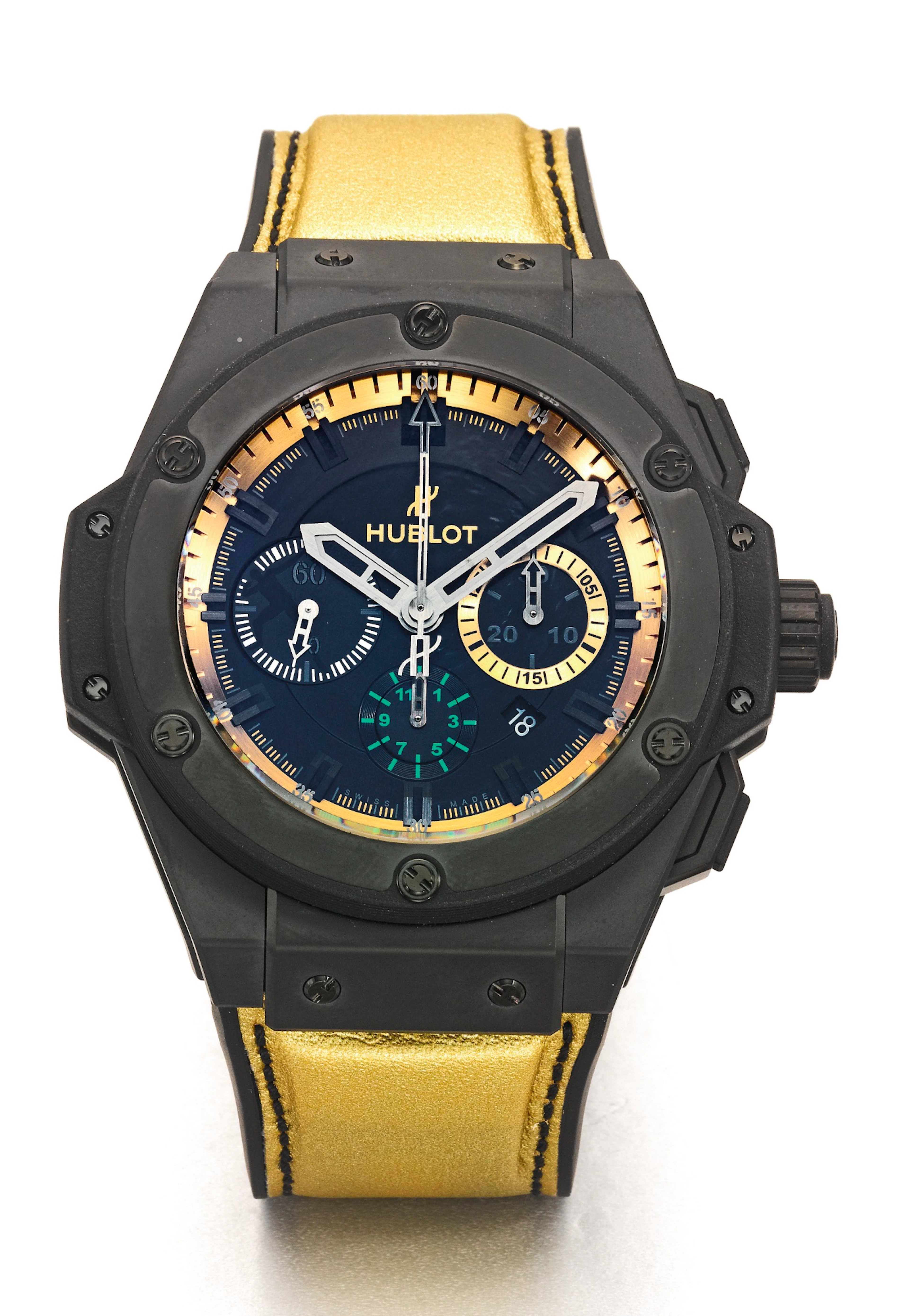A limited edition blackened ceramic and...