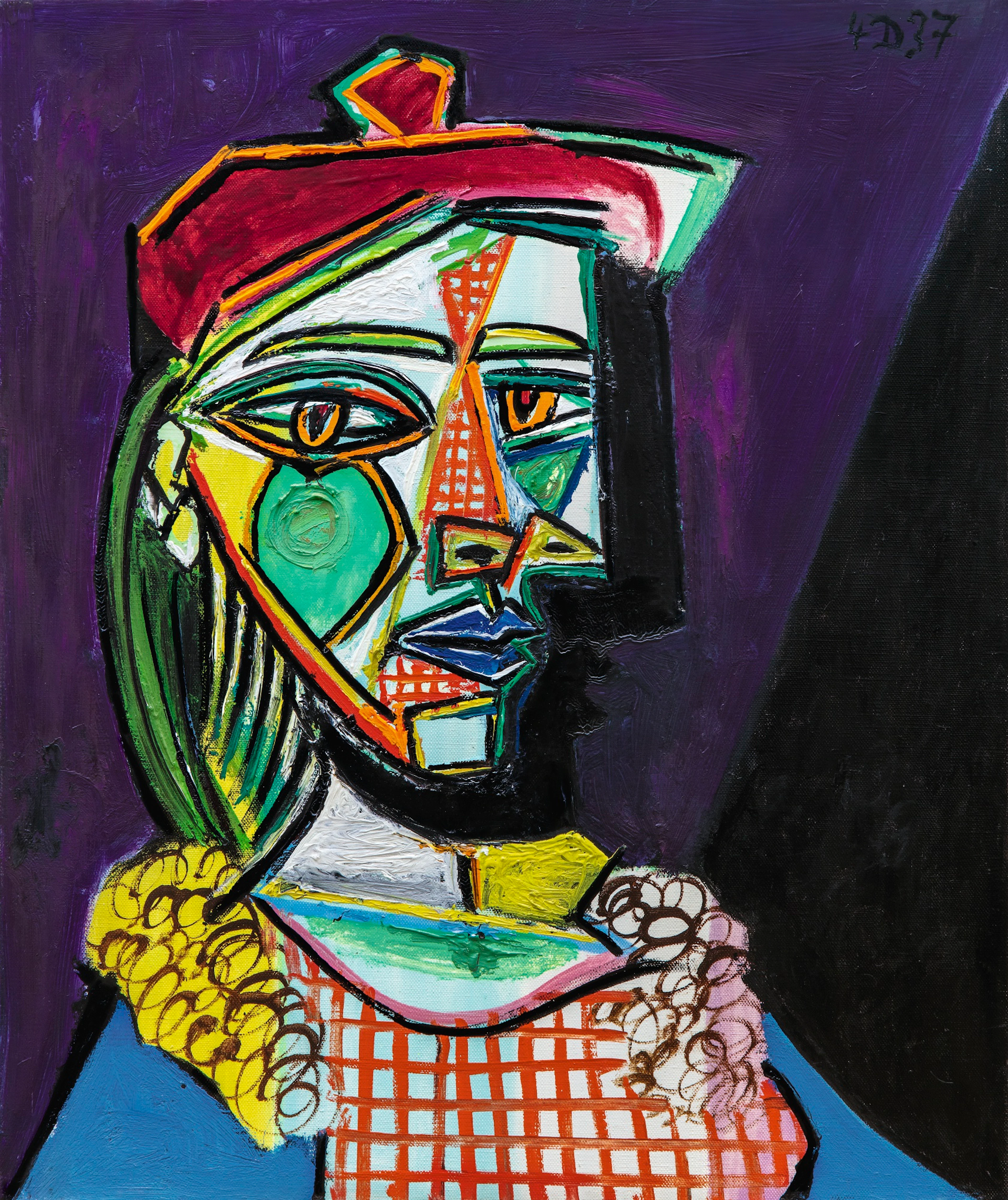 Femme au béret et à la robe quadrillée (Marie-Thérèse Walter)