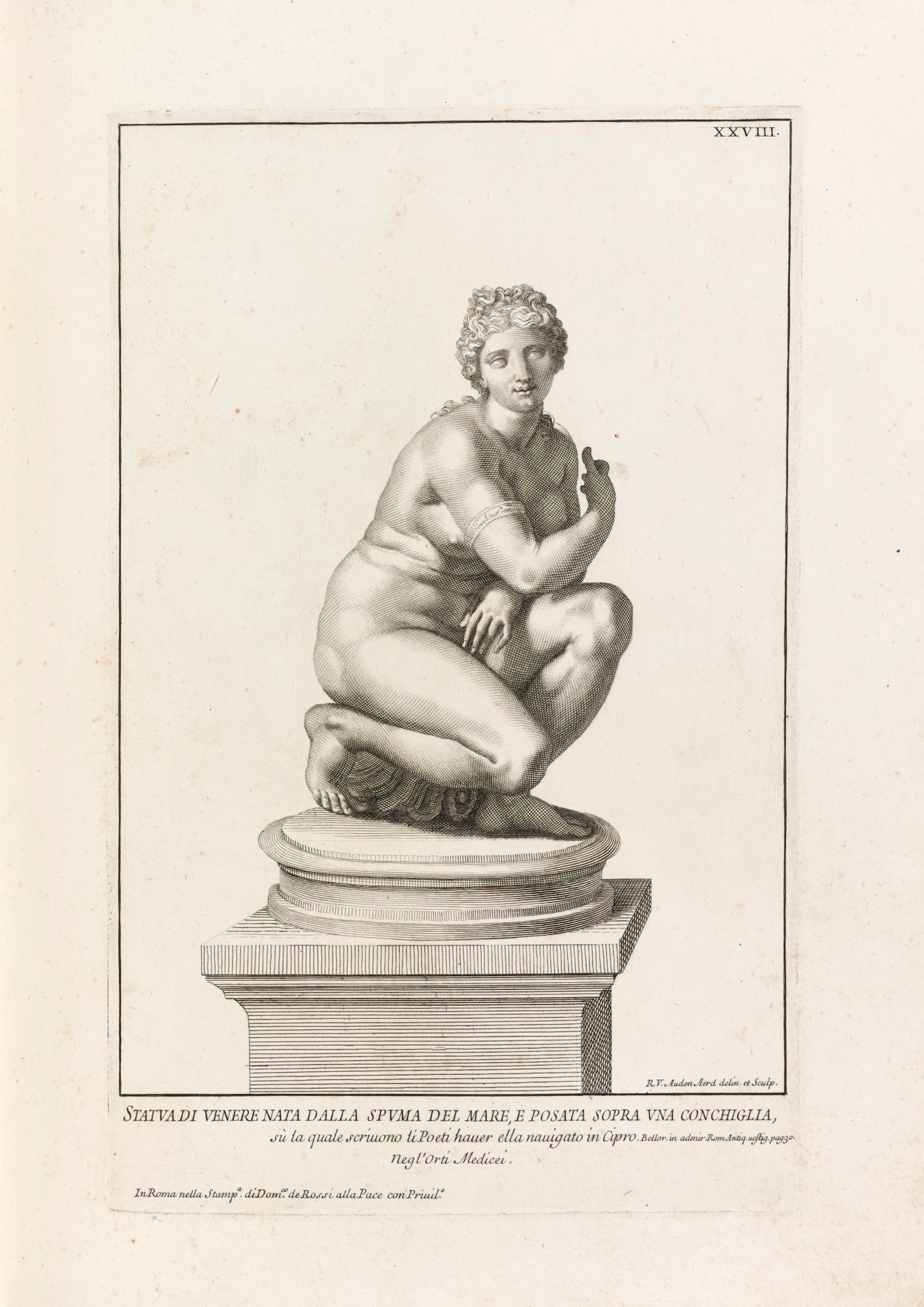 Raccolta di statue antiche e moderne … illustrata con sposizioni a