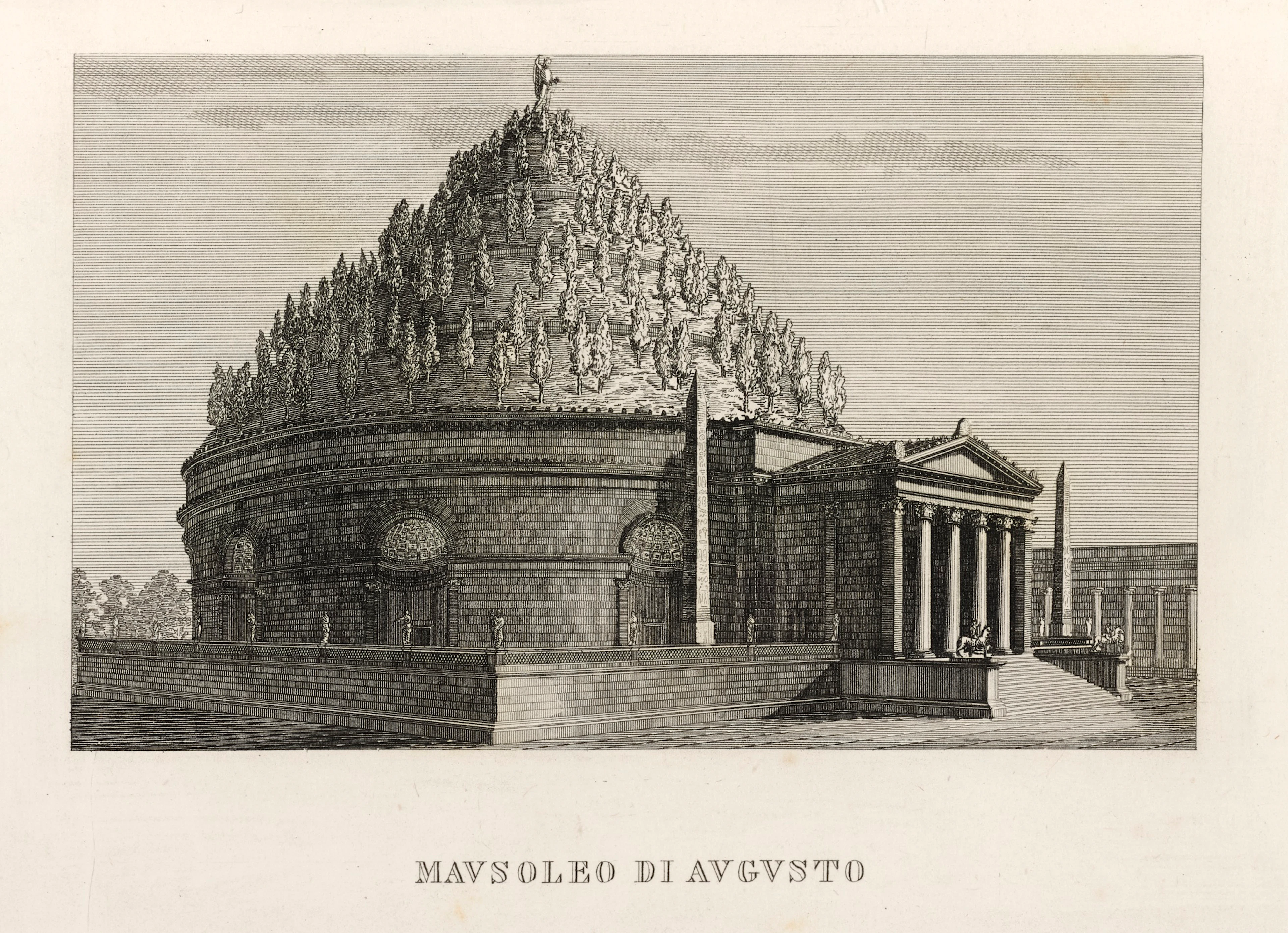 Indicazione topografica di Roma antica distribuita nelle XIV regioni.