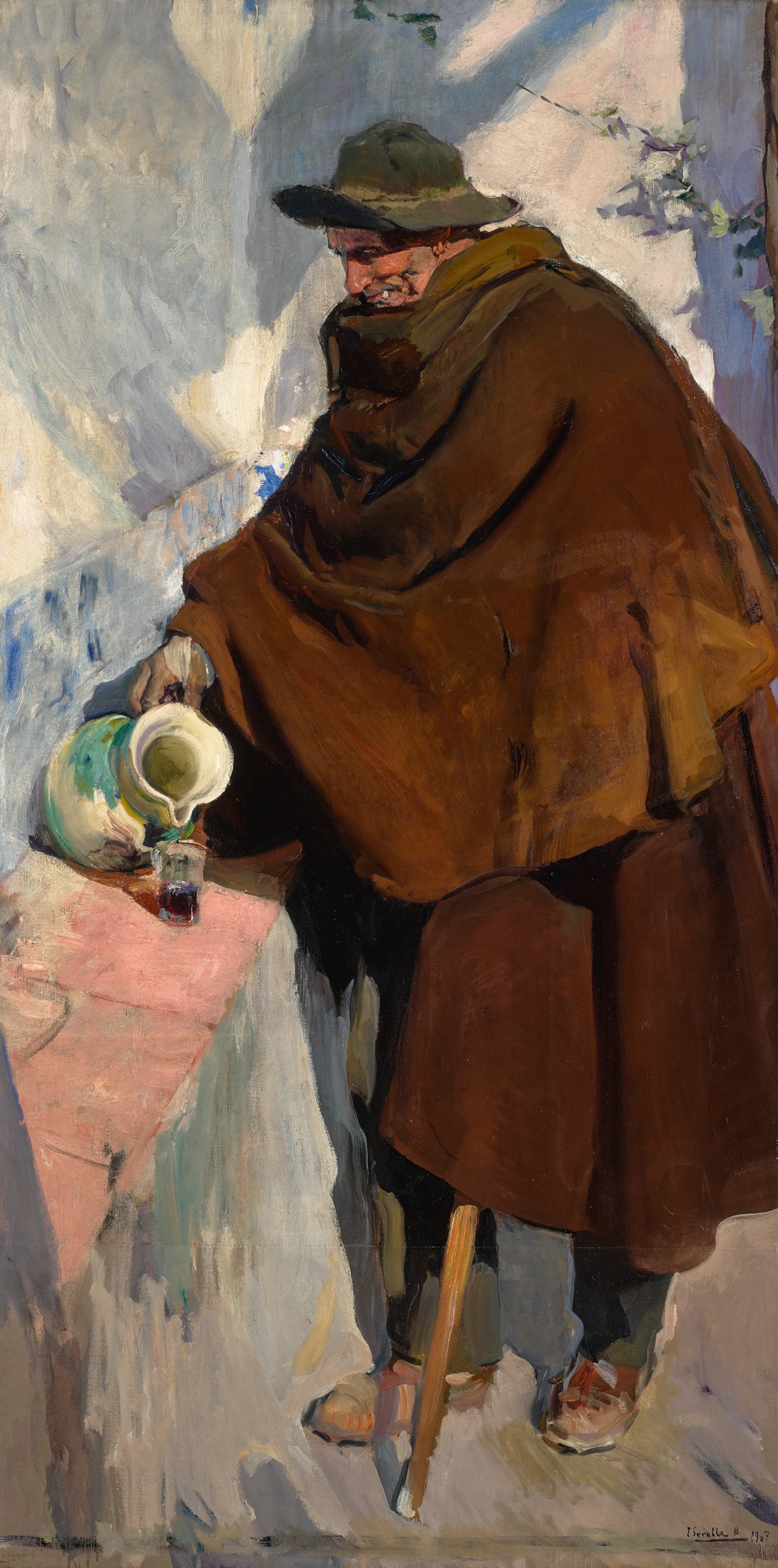 Viejo castellano sirviéndose vino (The Old Man of Castille)