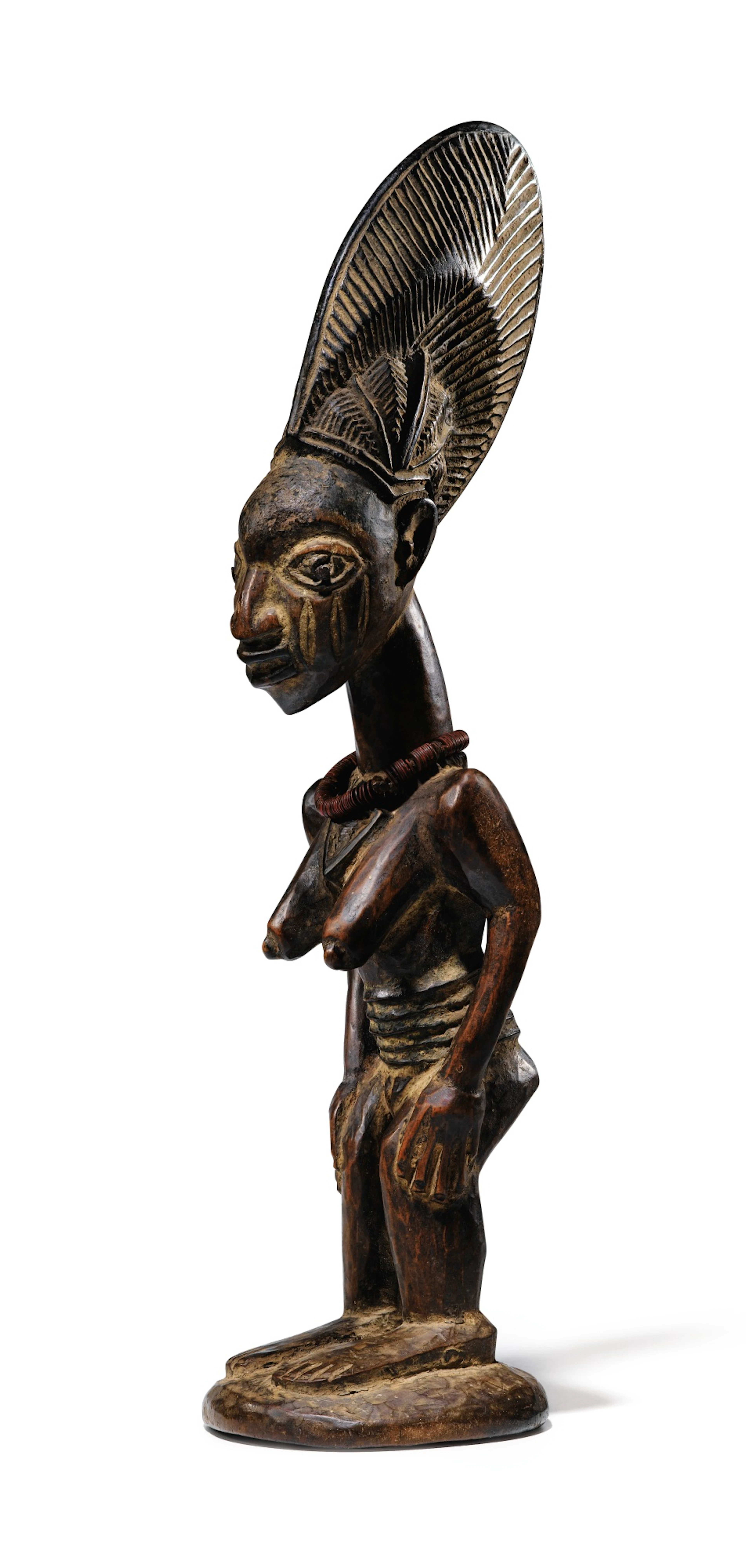 Statue ibeji par olowe d'ise, yoruba, nigeria