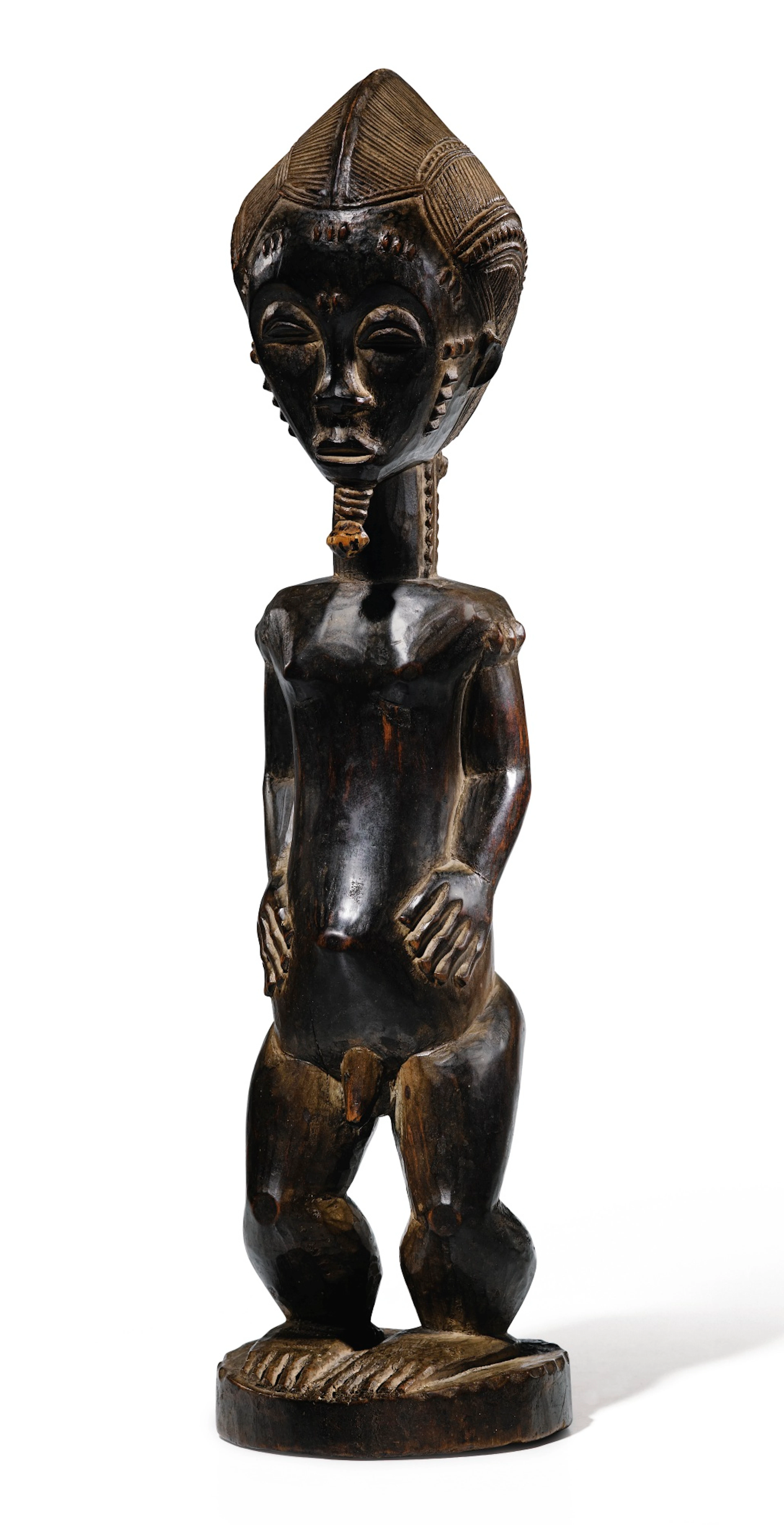 Statue, baulé, côte d'ivoire