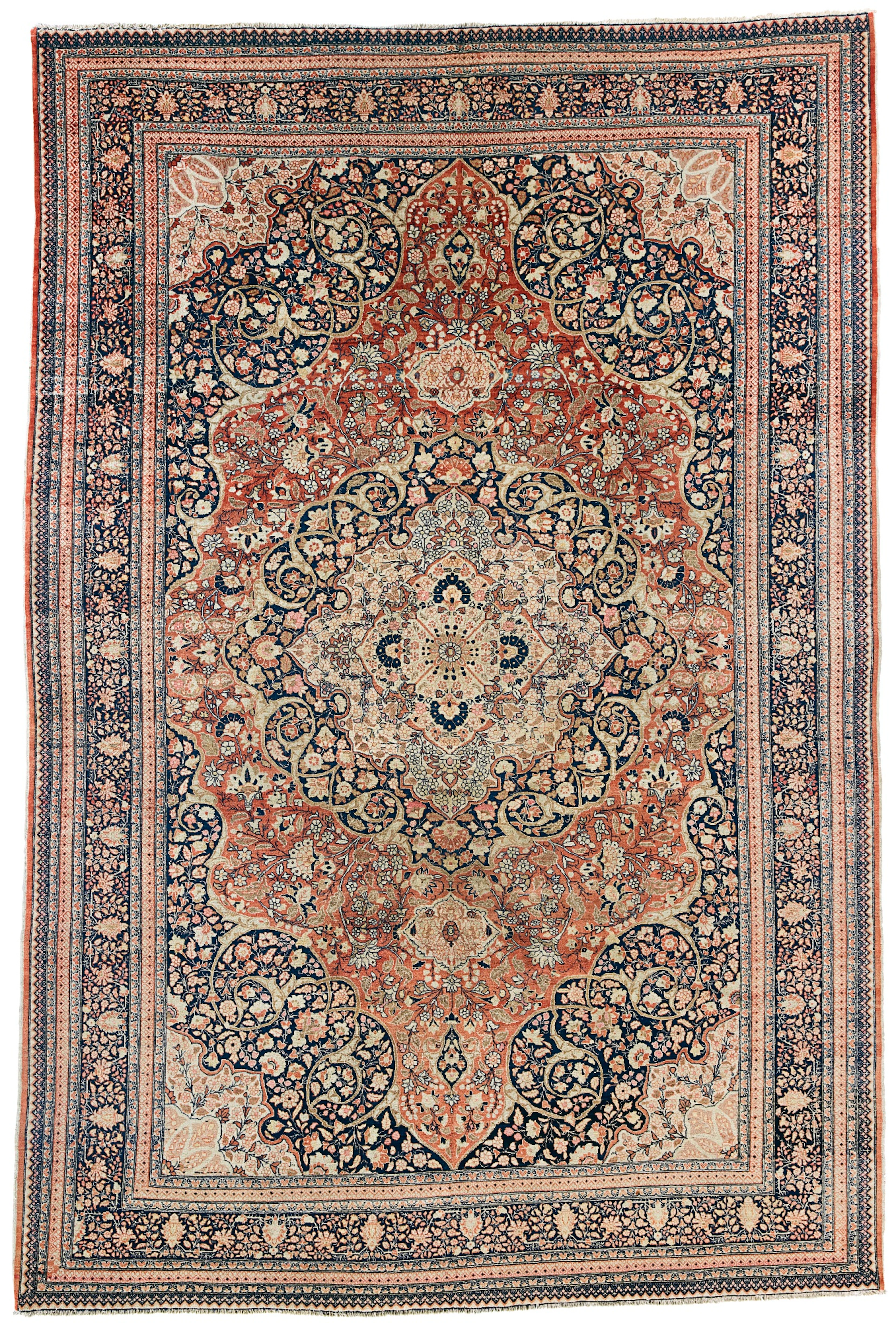 A 'hadji jalili' tabriz carpet, northwest persia