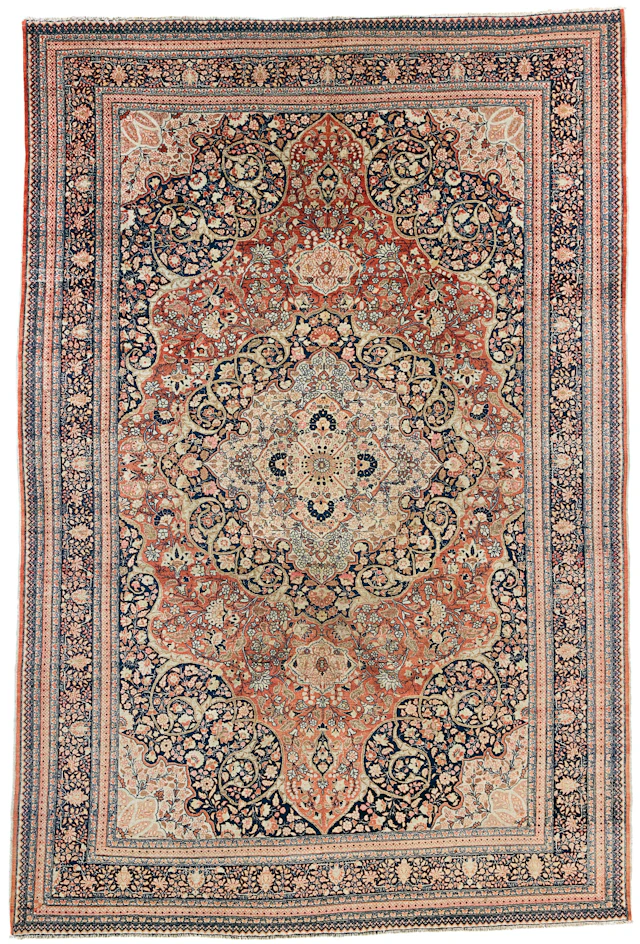 A 'hadji jalili' tabriz carpet, northwest persia