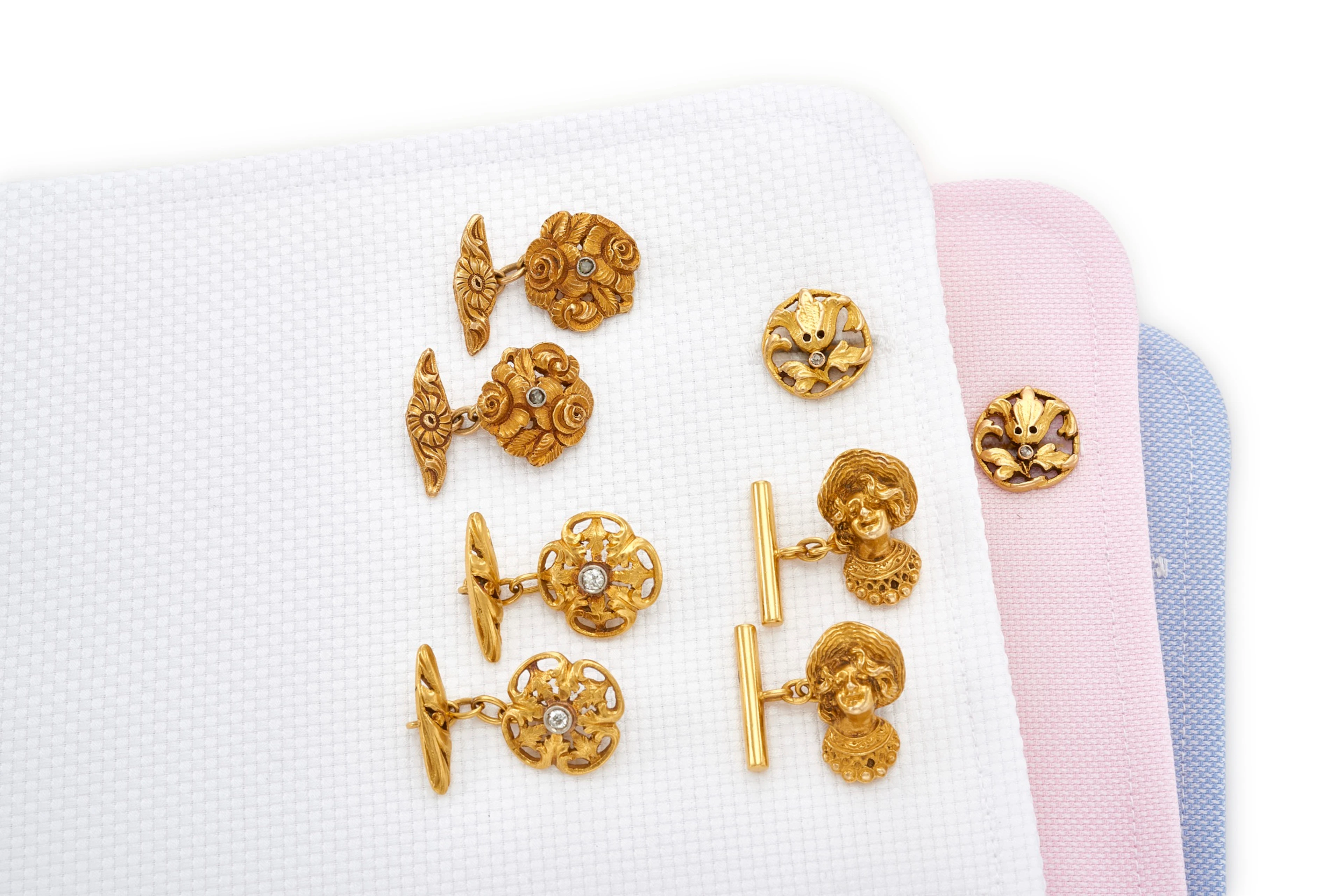 Four pairs of cufflinks(quattro paia di gemelli)