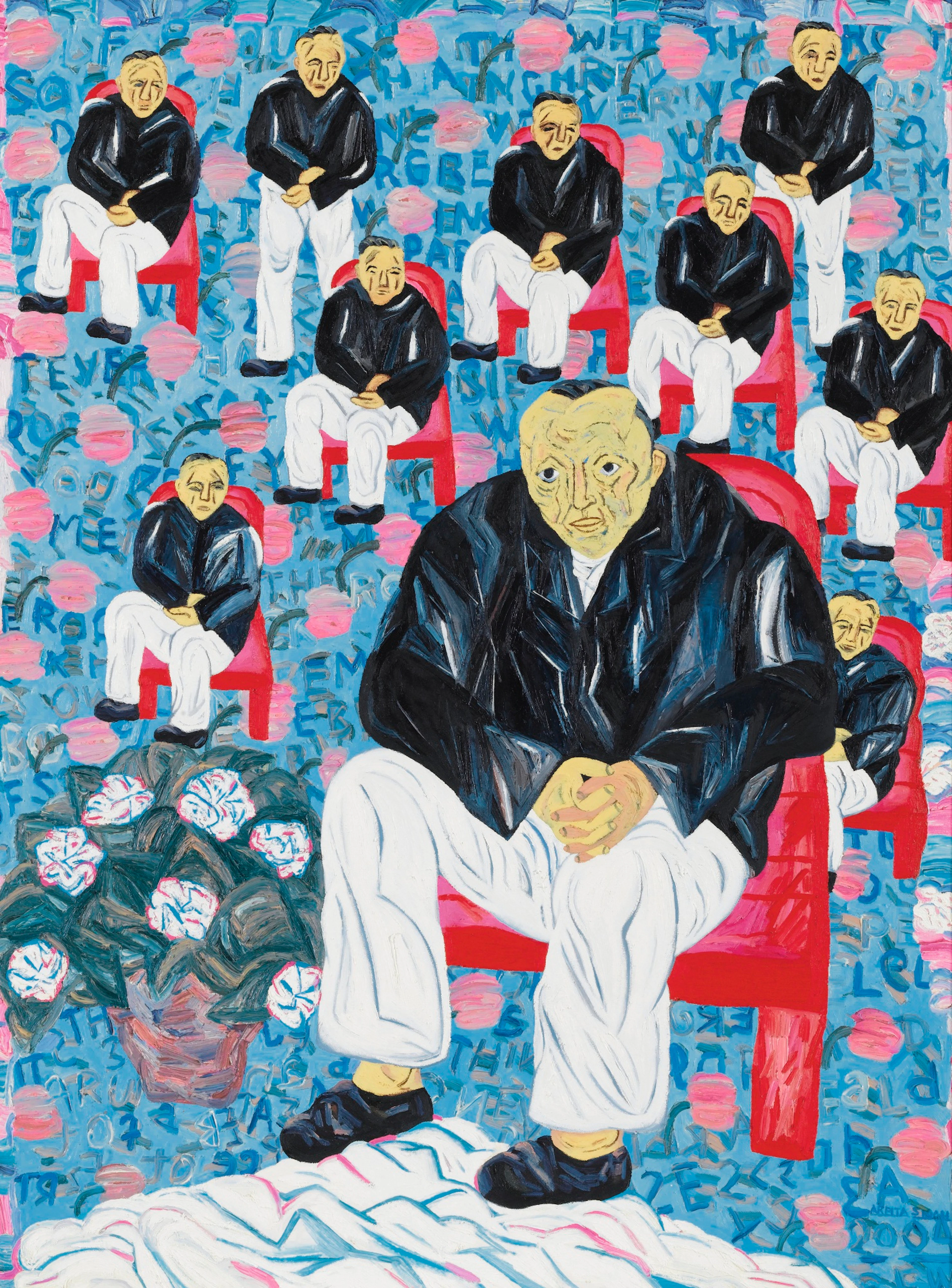 Men Sitting, Men Standing