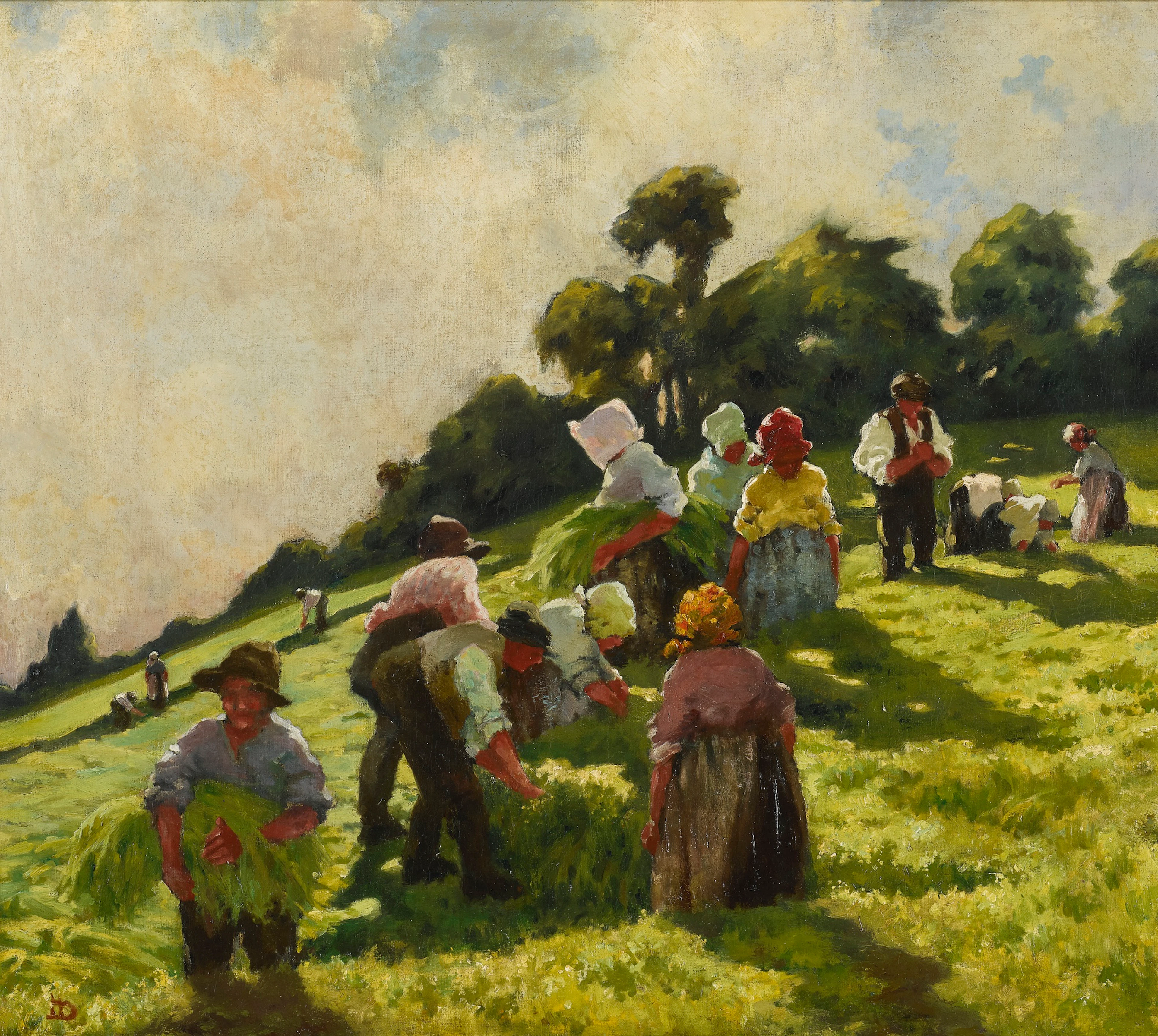 The Flax Pullers