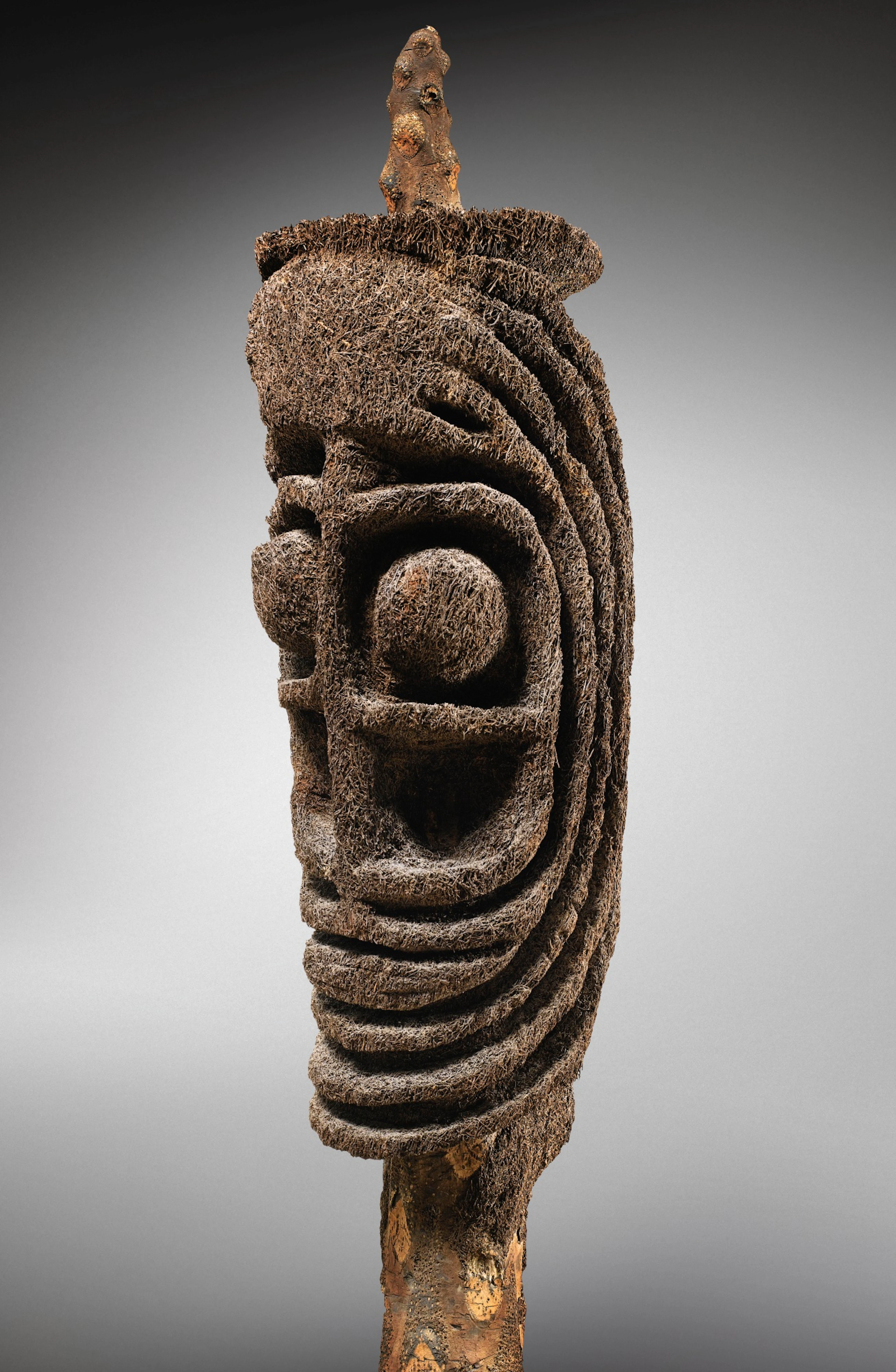 Figure de grade en fougère arborescente, île de malekula, archipel du vanuatu