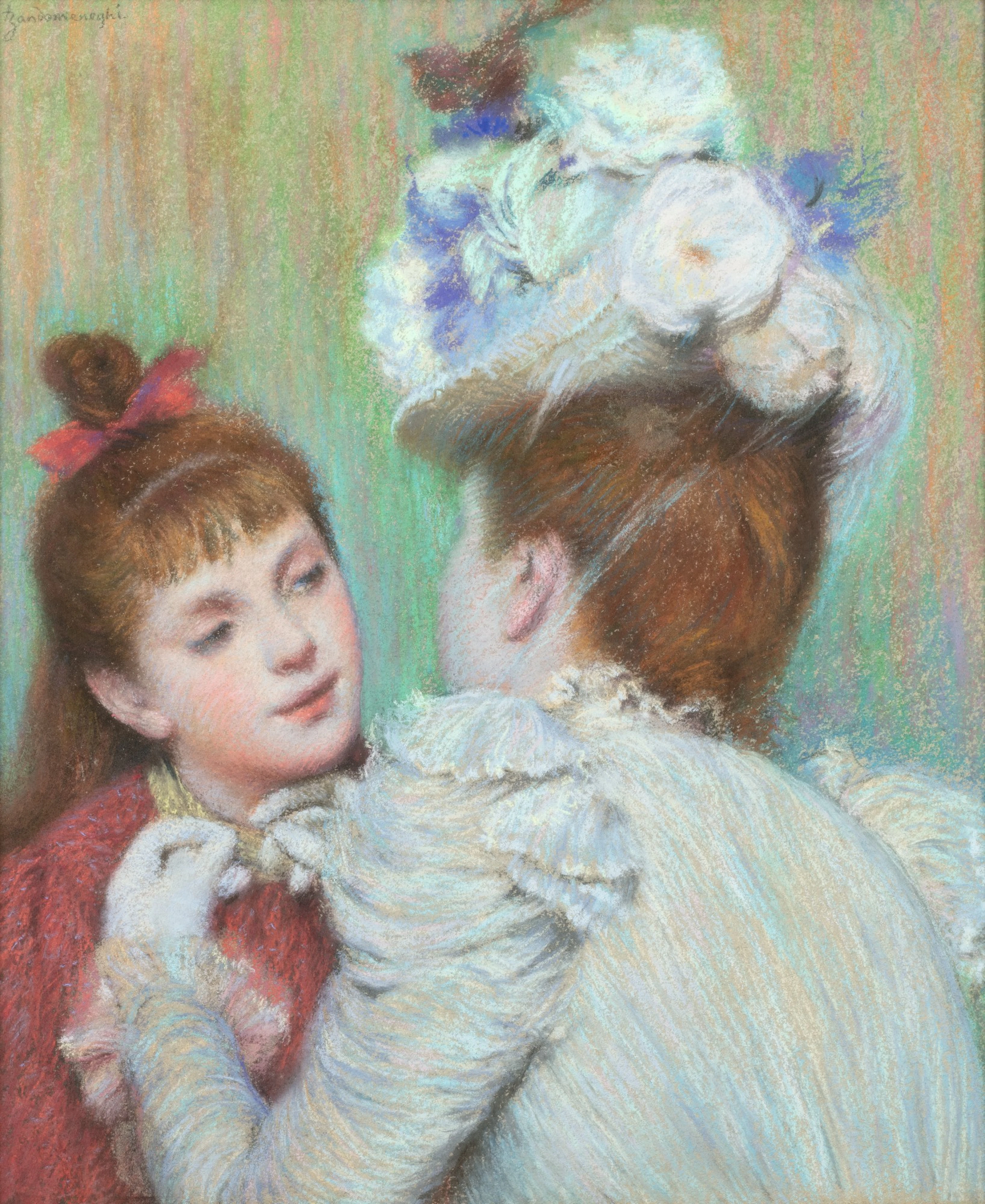 FEDERICO ZANDOMENEGHI | Fille attachant un ruban