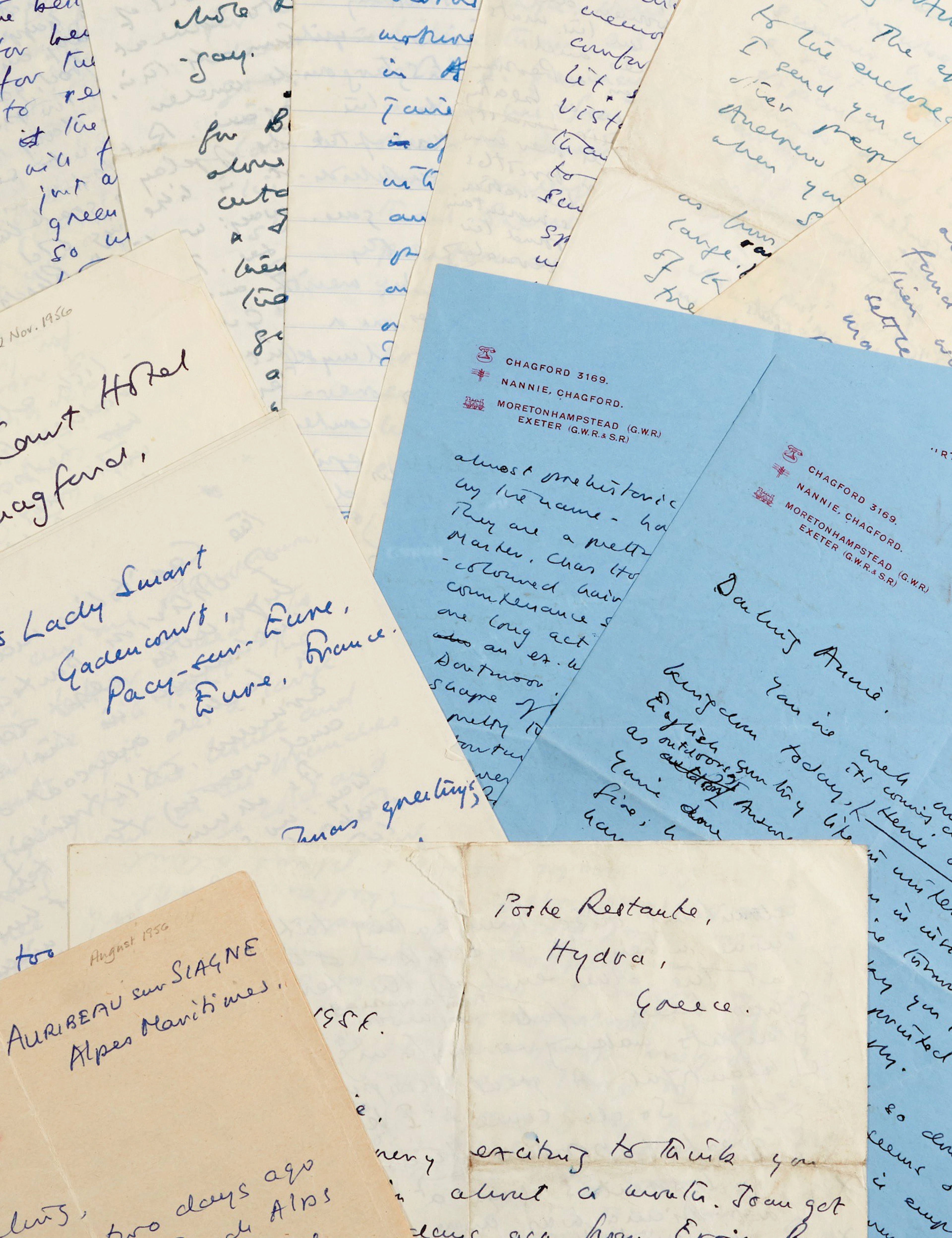 Patrick Leigh FERMOR | 11 autograph letters signed