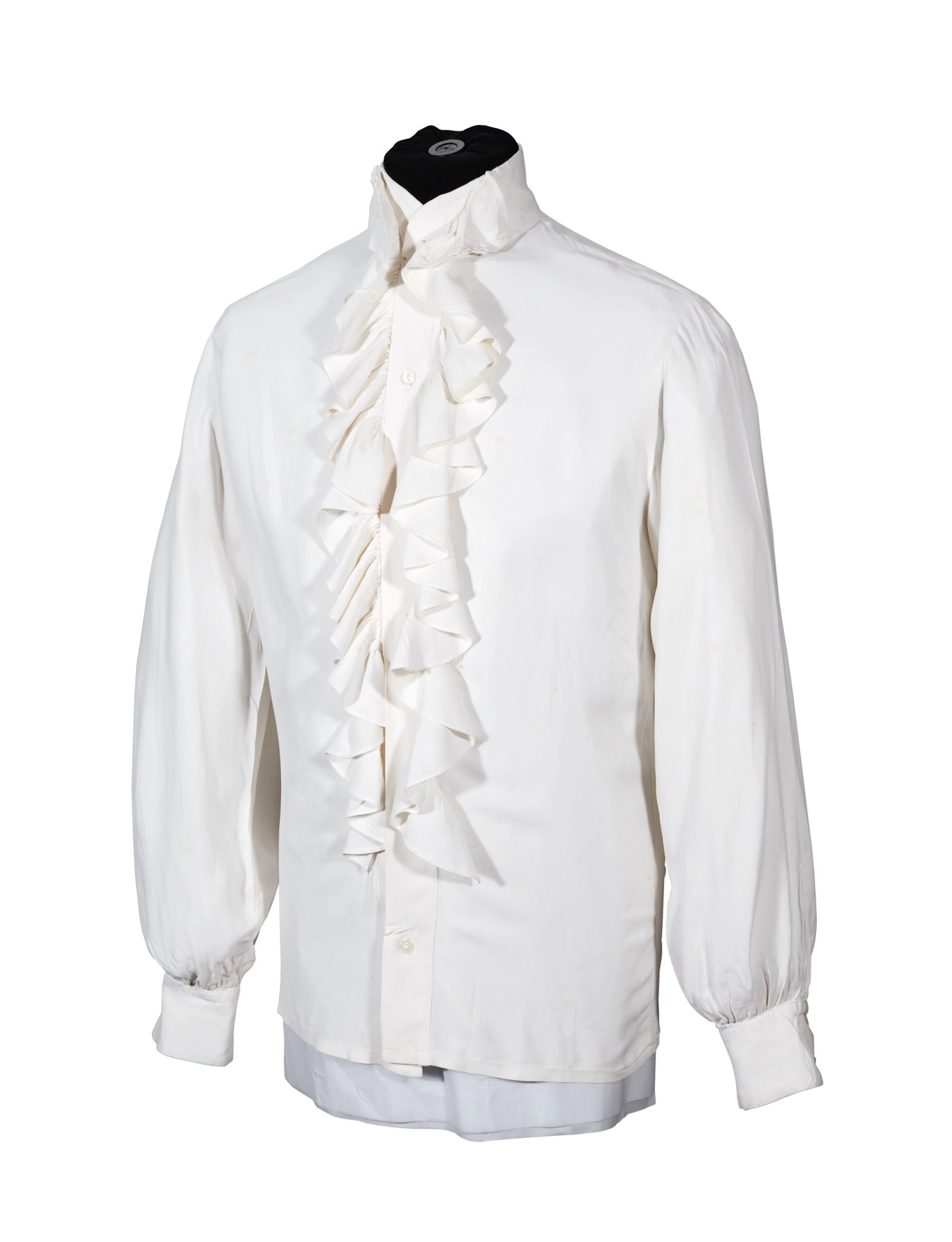 RINGO STARR | Cream shirt with ruffle collar, c.1968