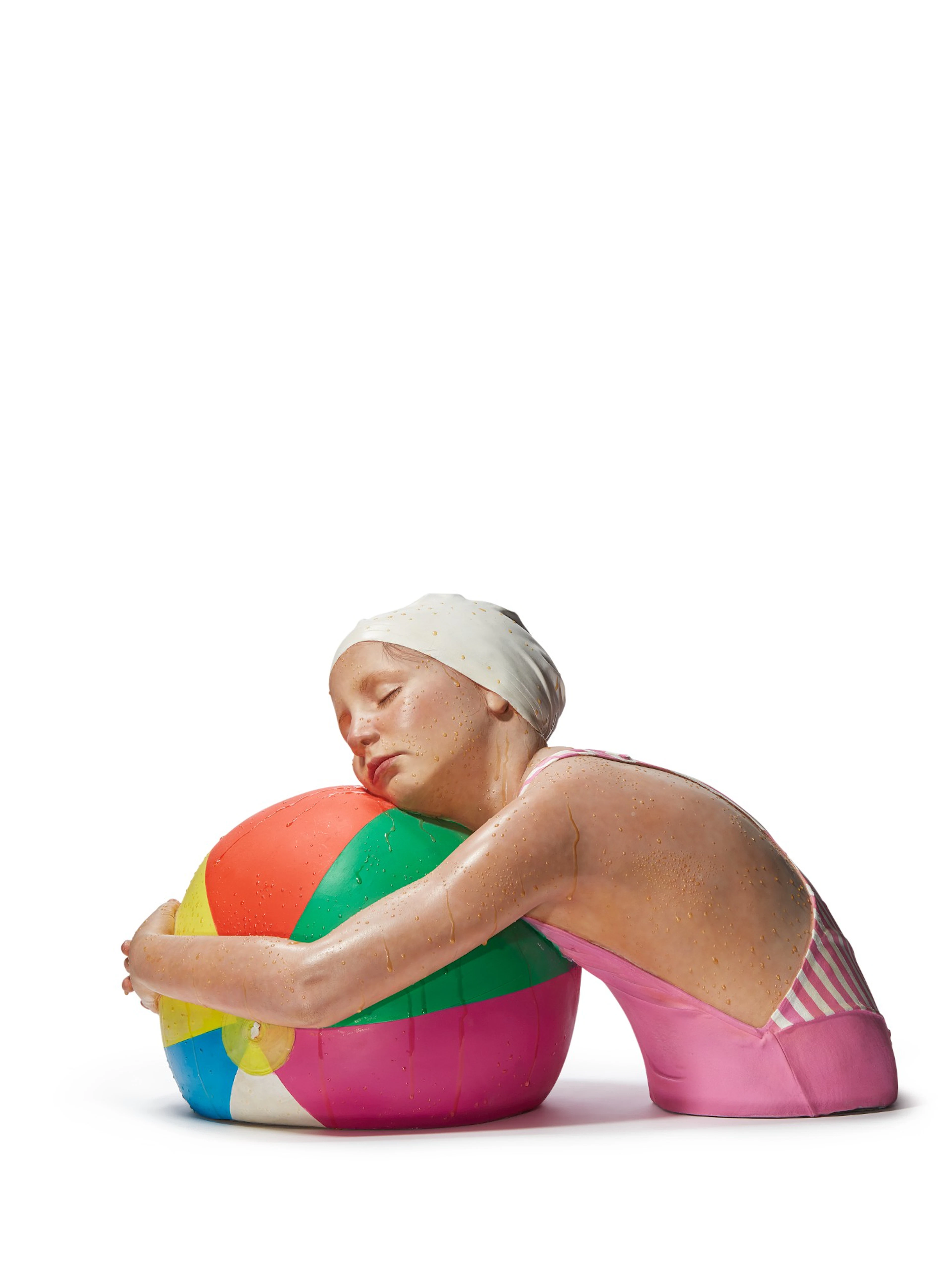 Carole a. feuerman | brooke with beach ball