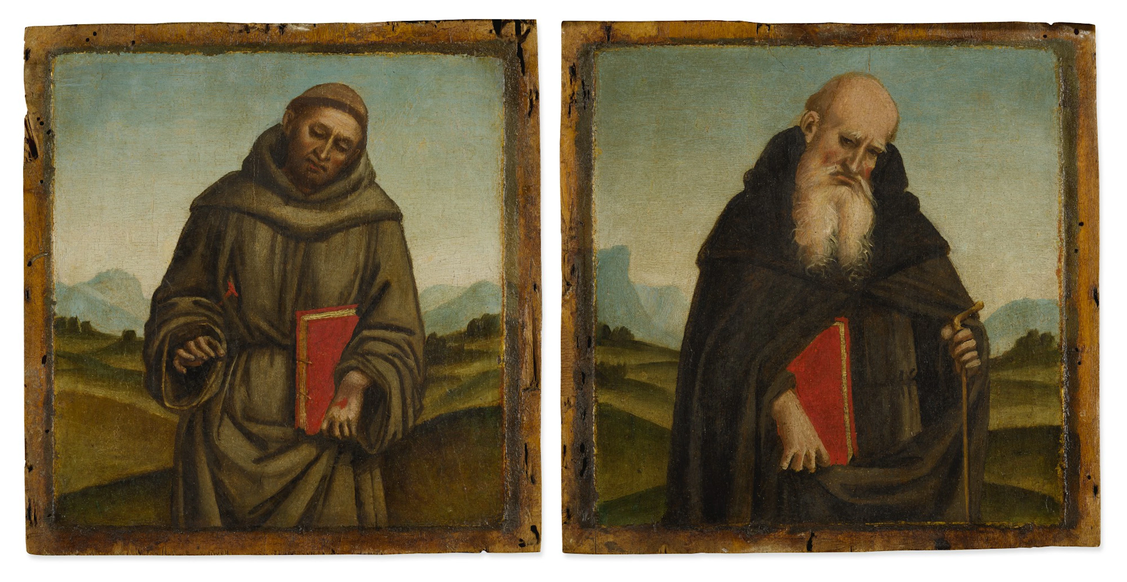 Luca signorelli | saint francis; saint anthony abbot