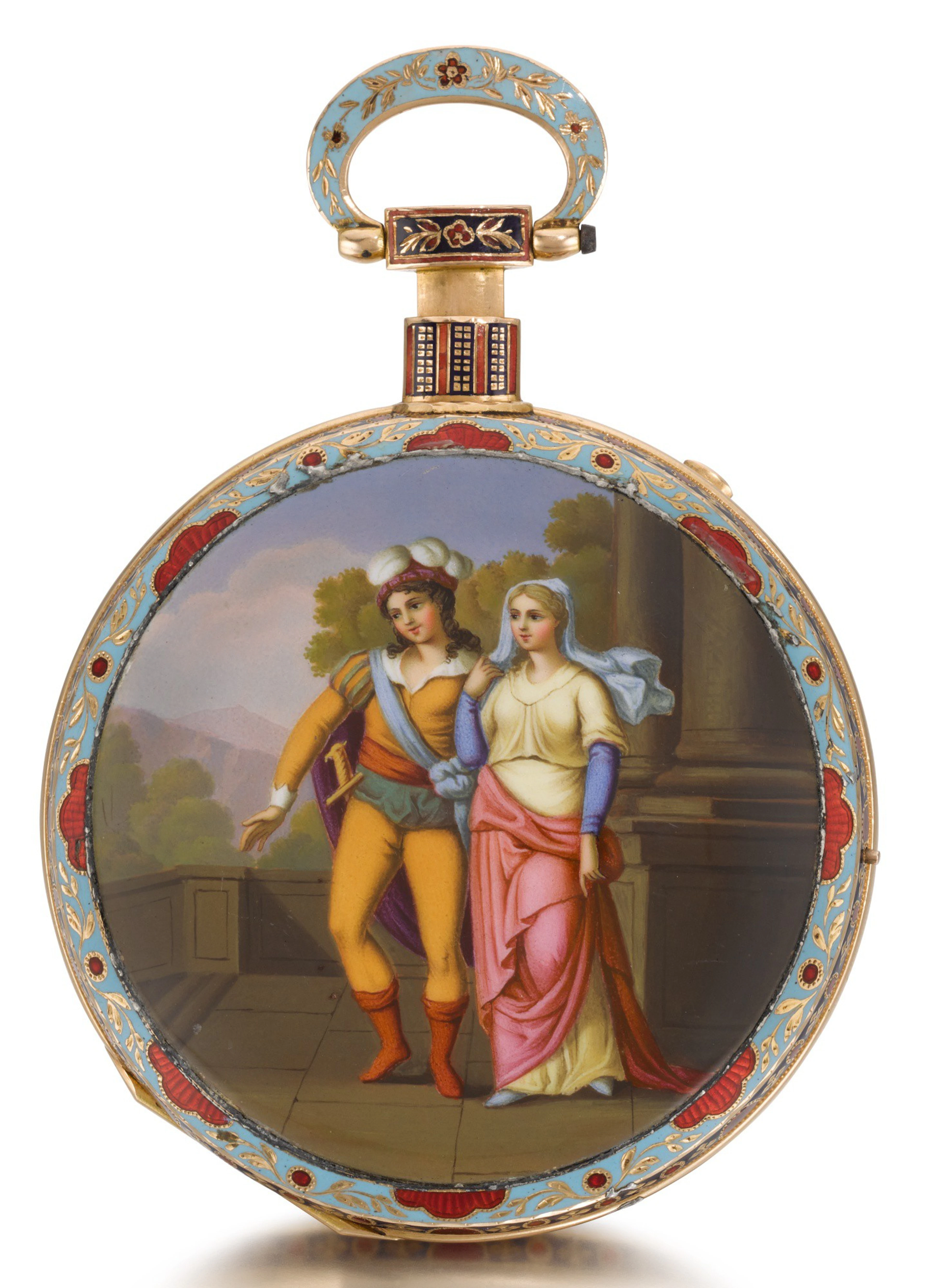 Bovet | a large gold and enamel quarter repeating musical...