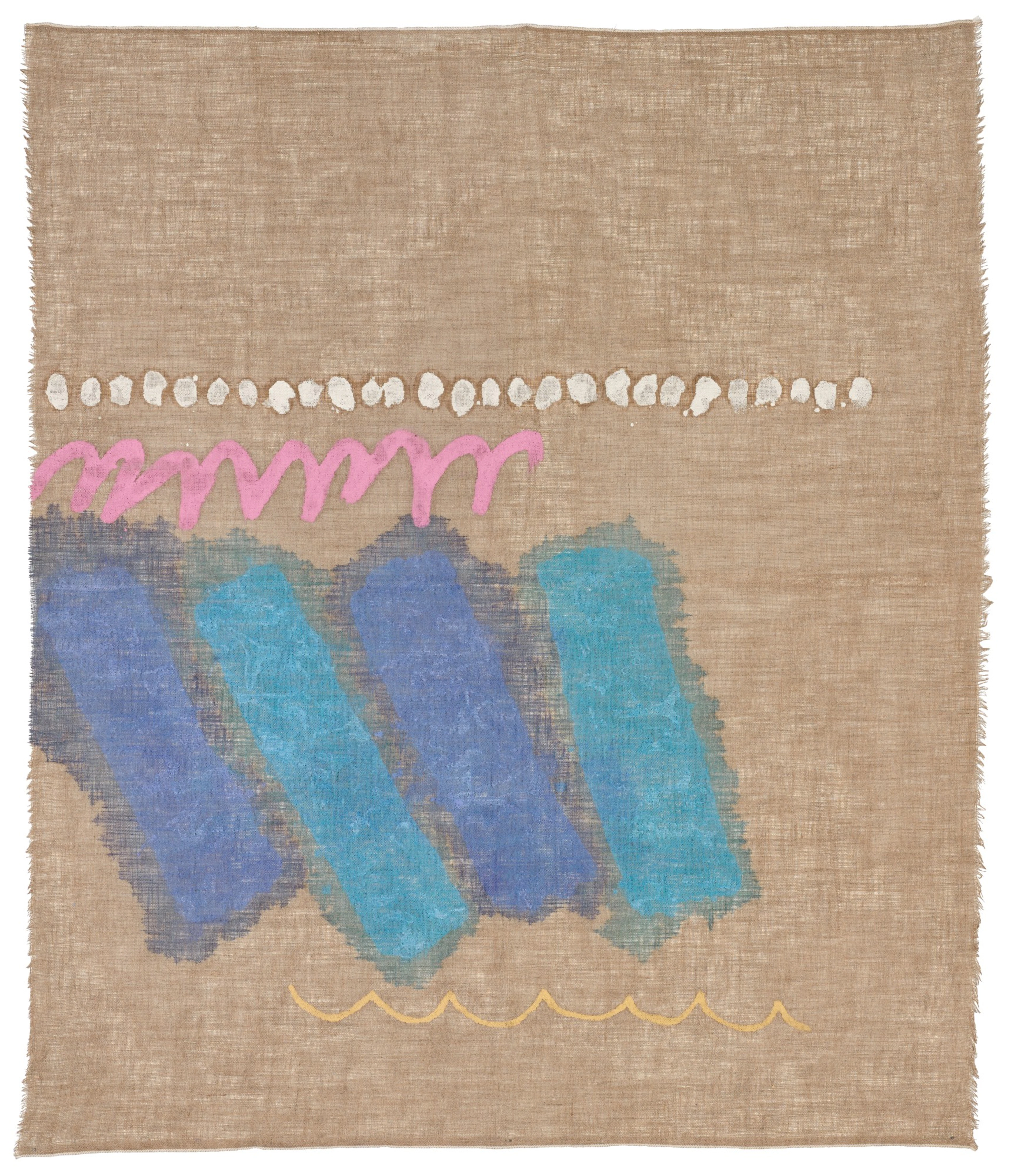 Giorgio griffa | rosa e blu