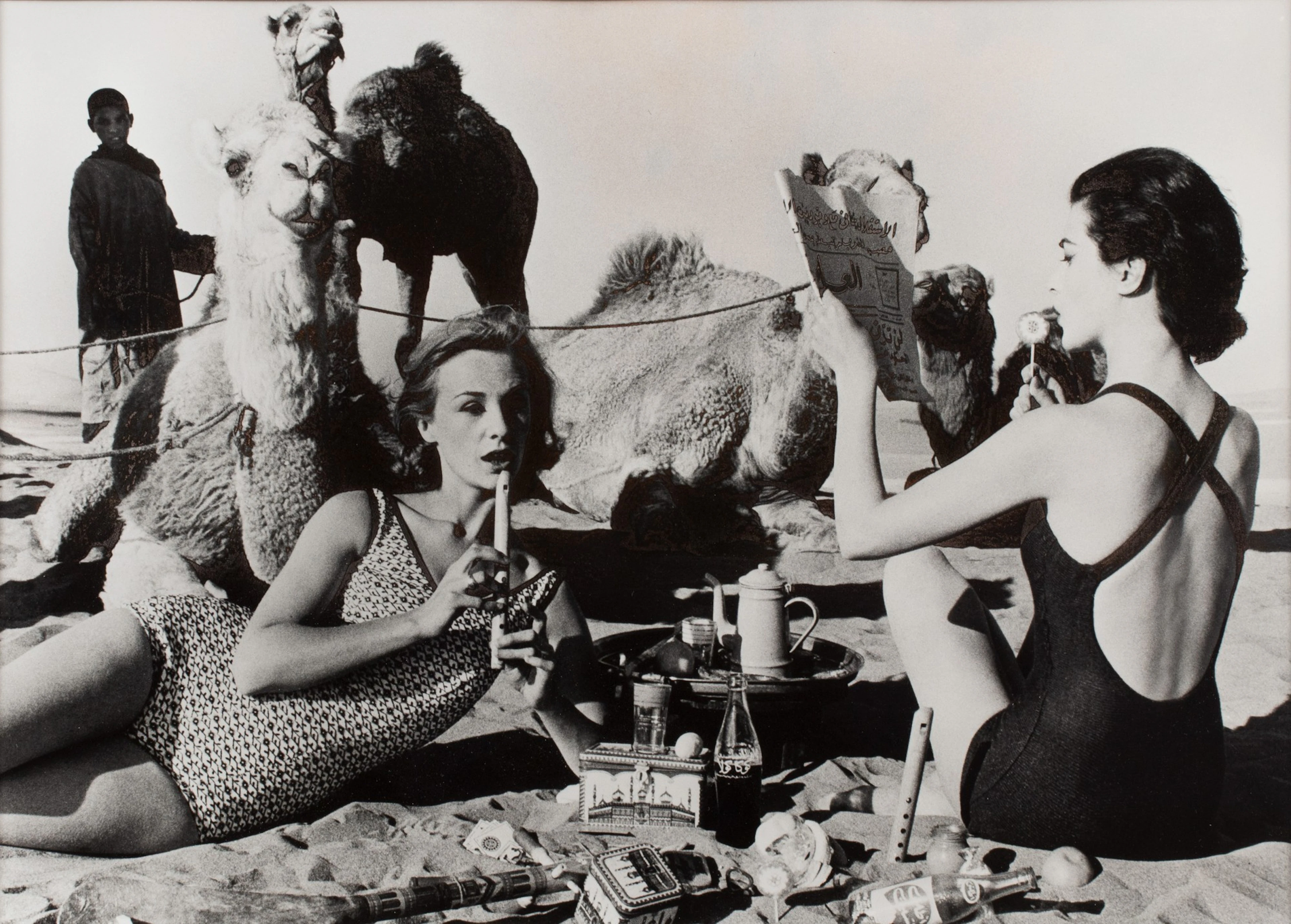 William klein | tatiana + rose marie, tea in morocco, 1958