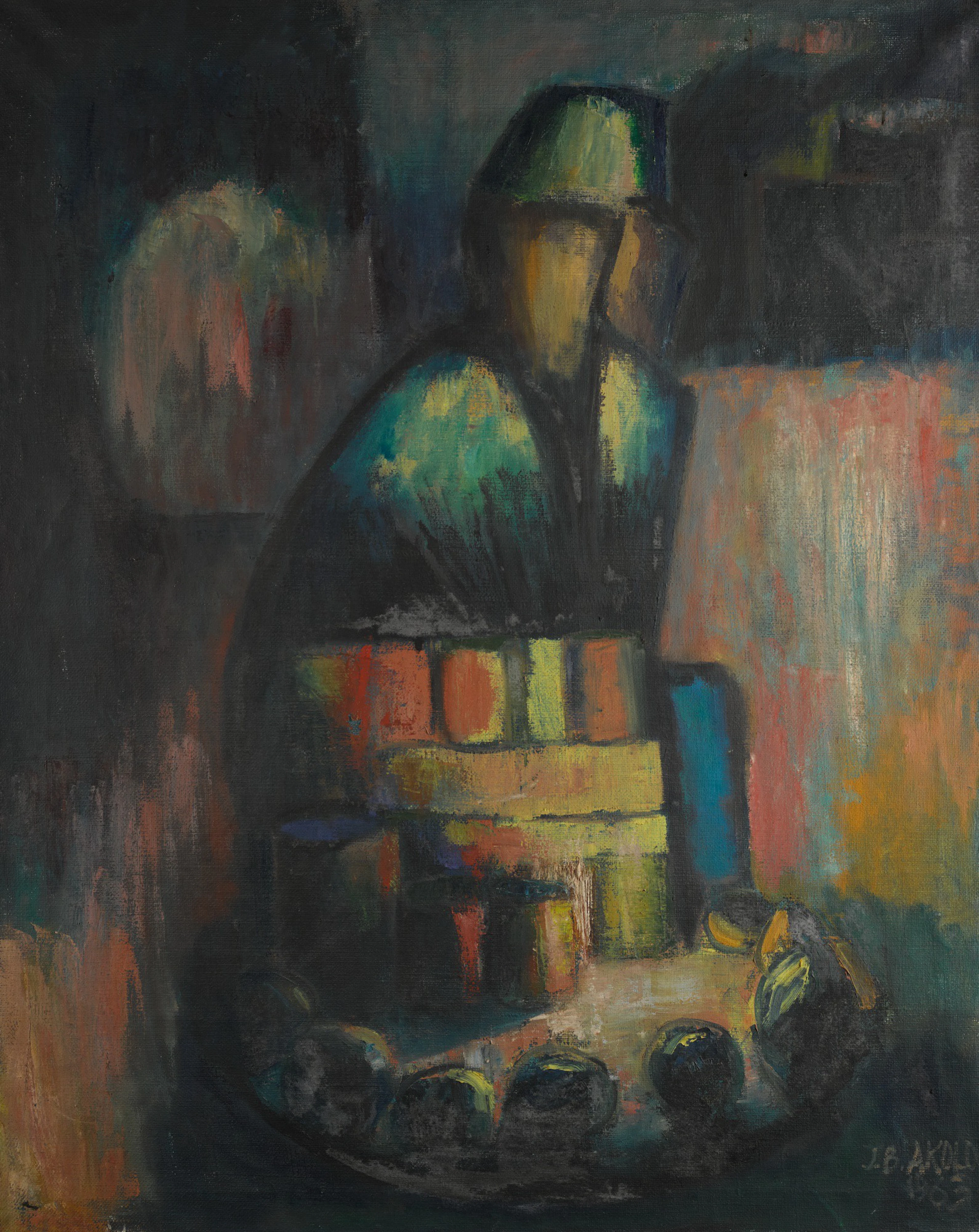 Jimoh akolo | seated figure