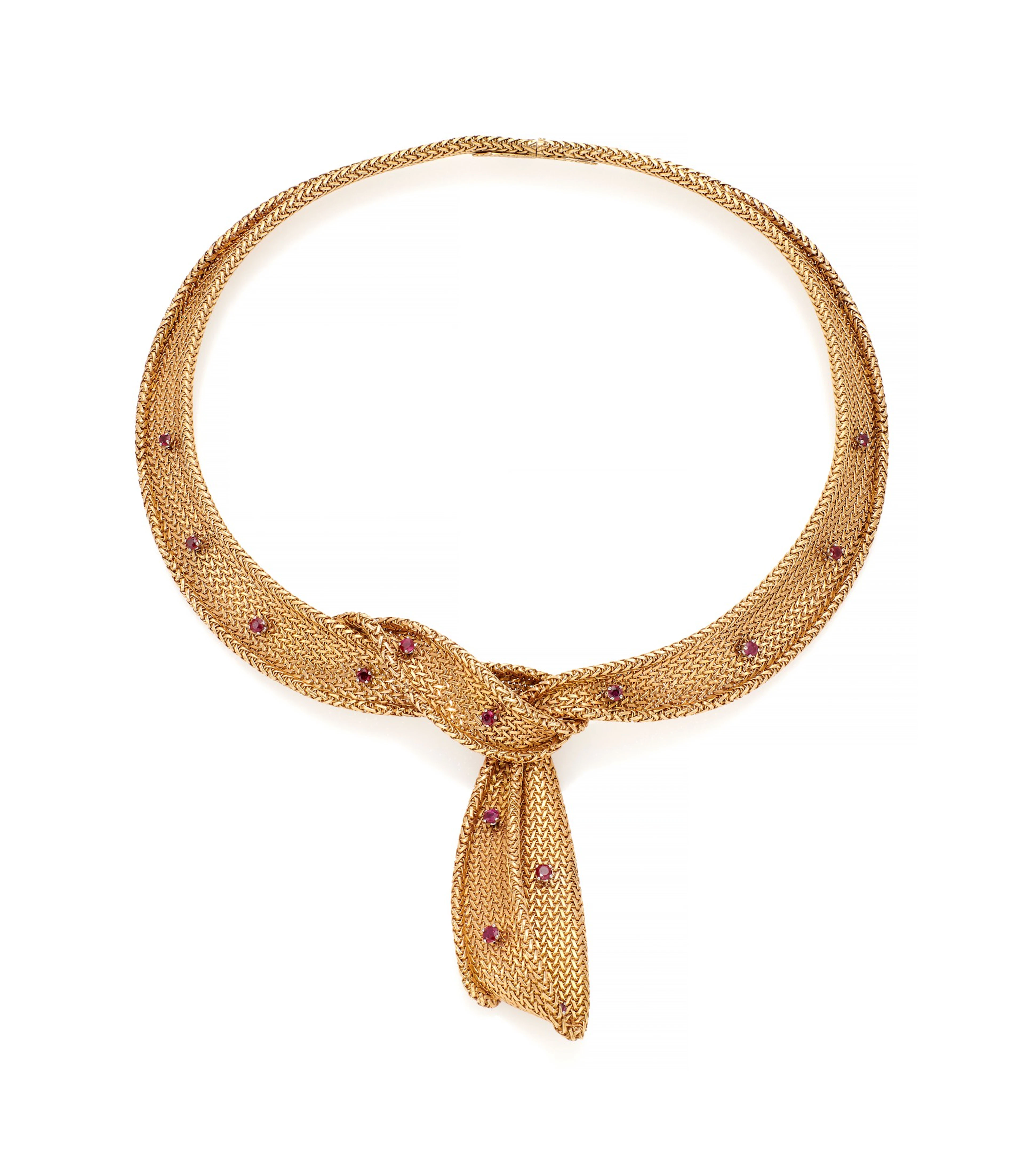 Ruby necklace (collana con rubini) | mellerio, 1950s