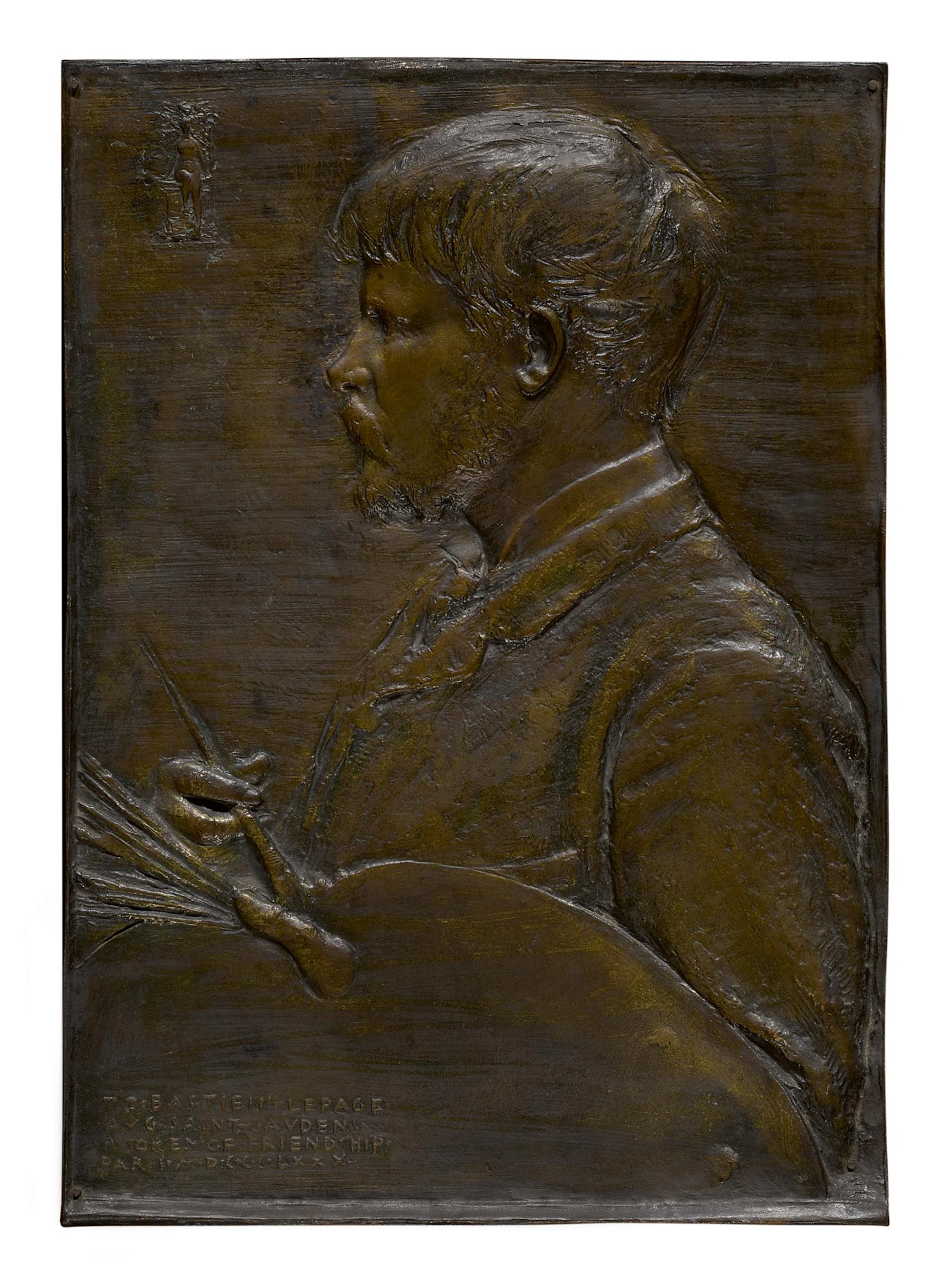 Augustus saint-gaudens | jules bastien lepage: a portrait relief