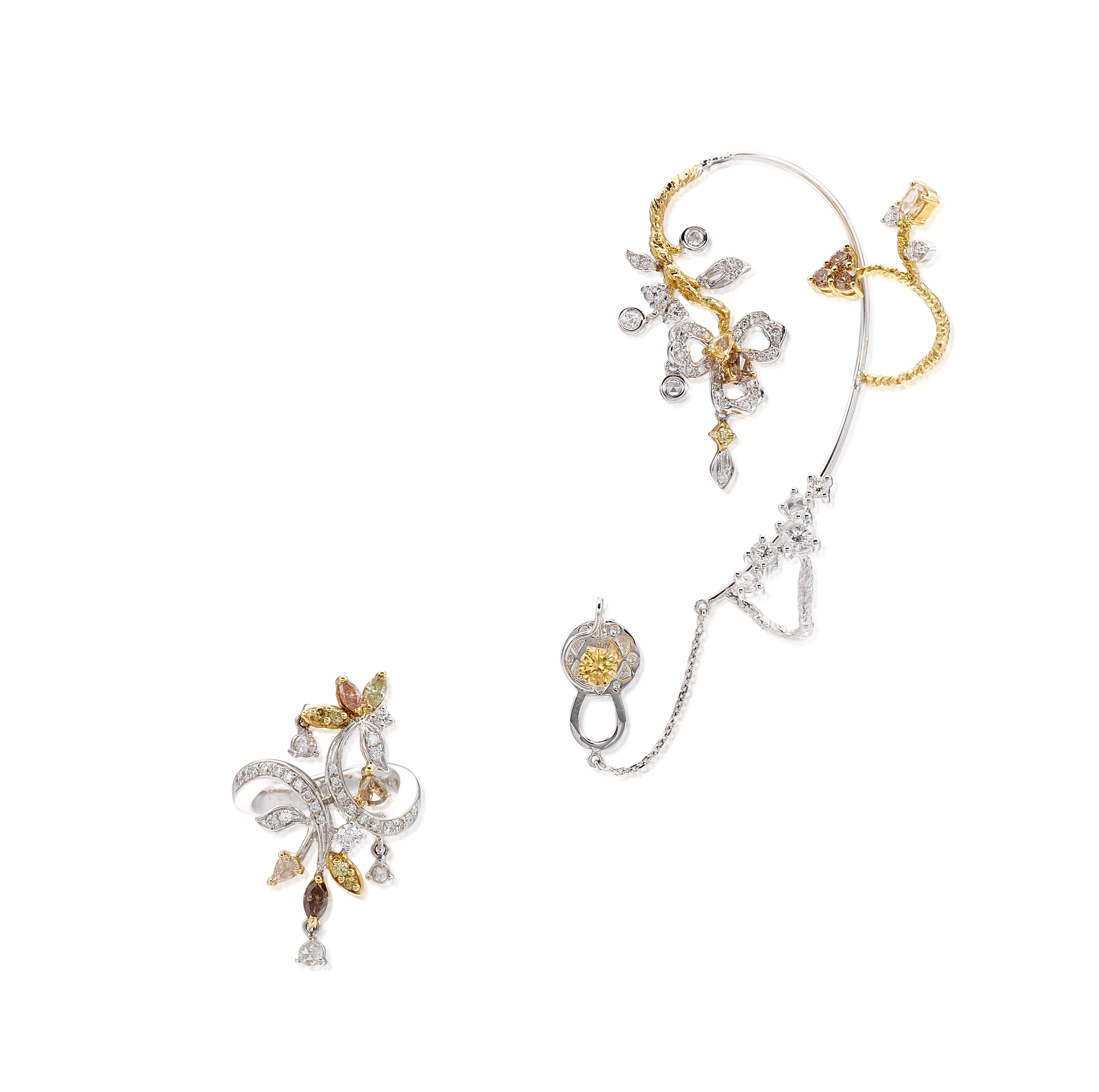 GROUP OF DIAMOND JEWELLERY, DILYS' | 鑽石珠寶首飾, Dilys'