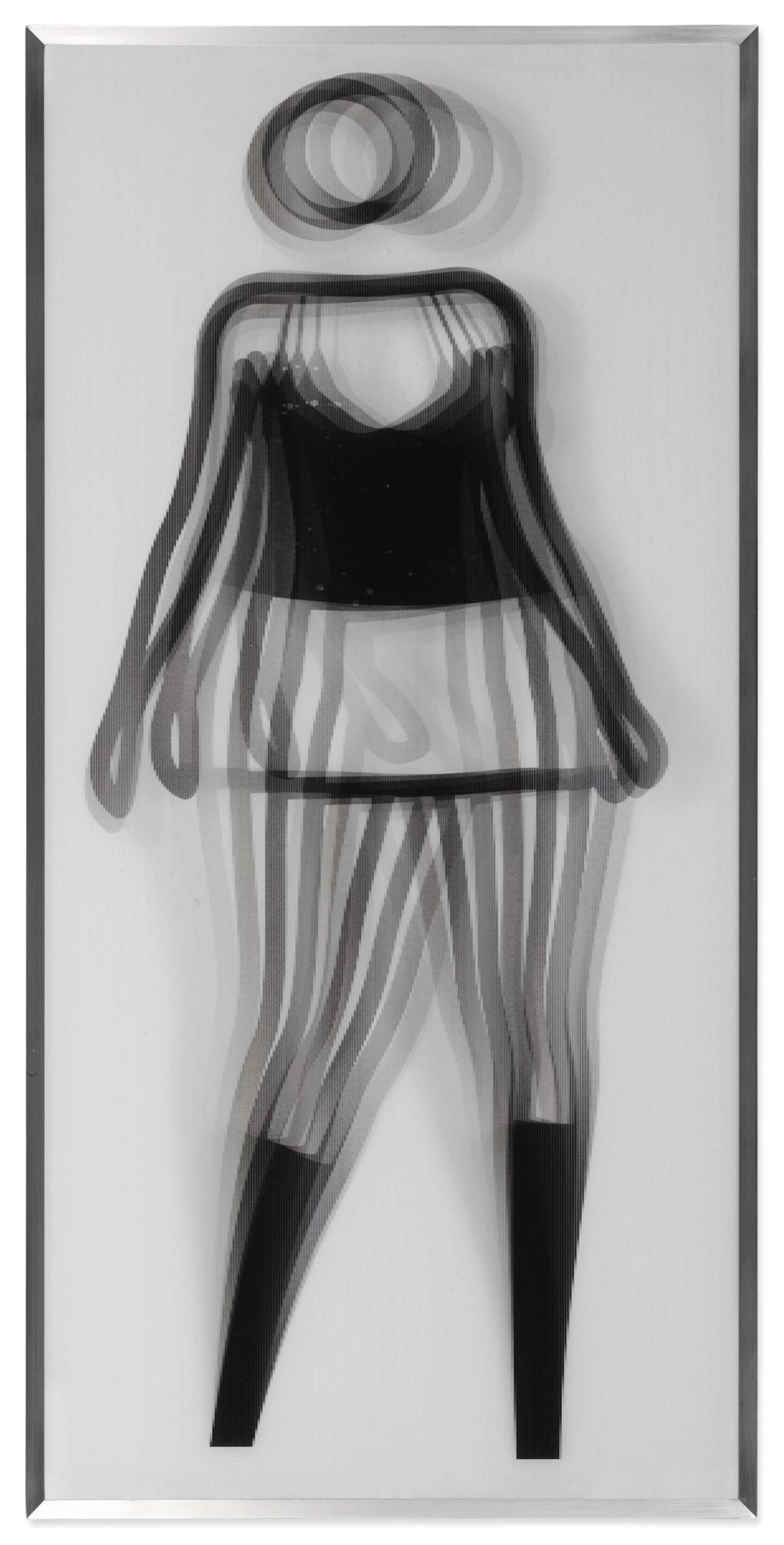 Julian opie | sara dancing in a sparkly top