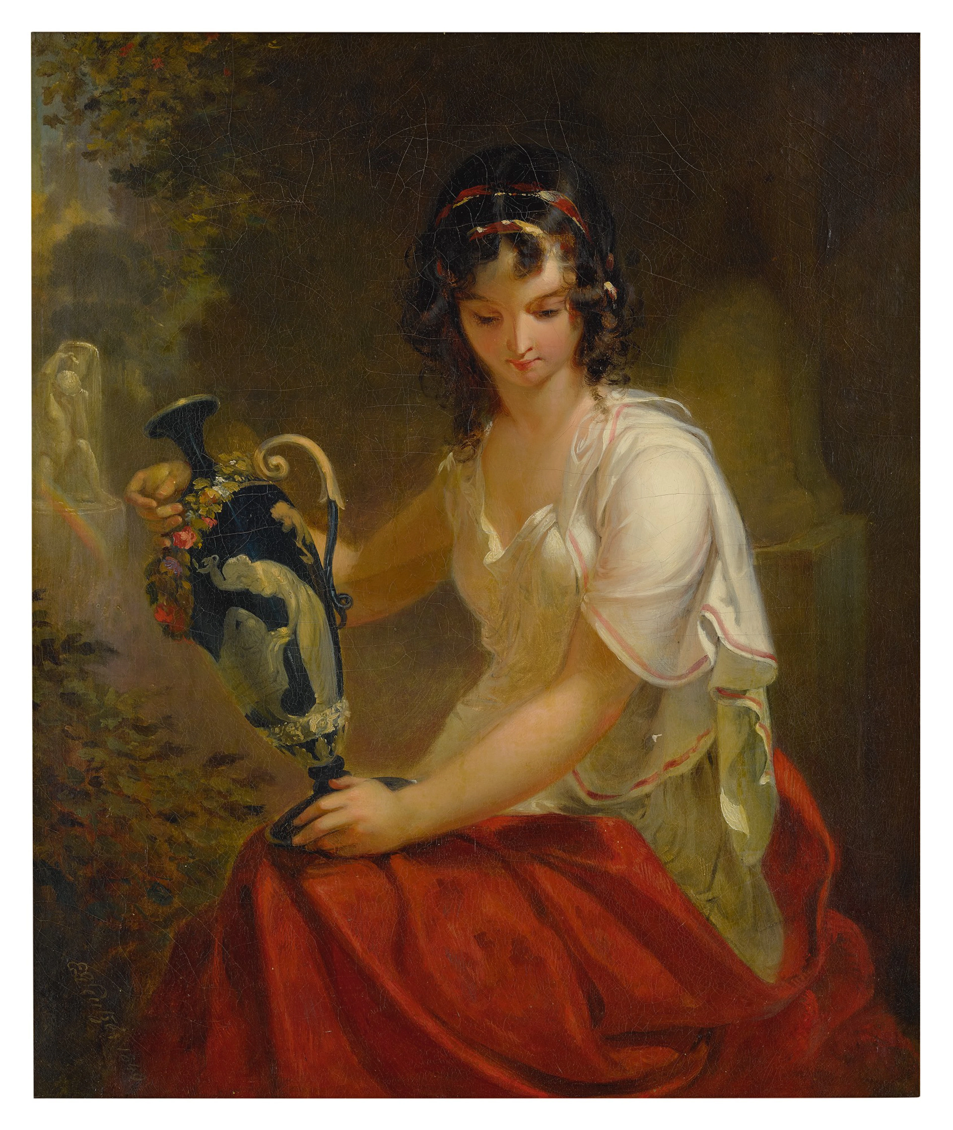 Emanuel gottlieb leutze | nydia, the blind girl of pompeii