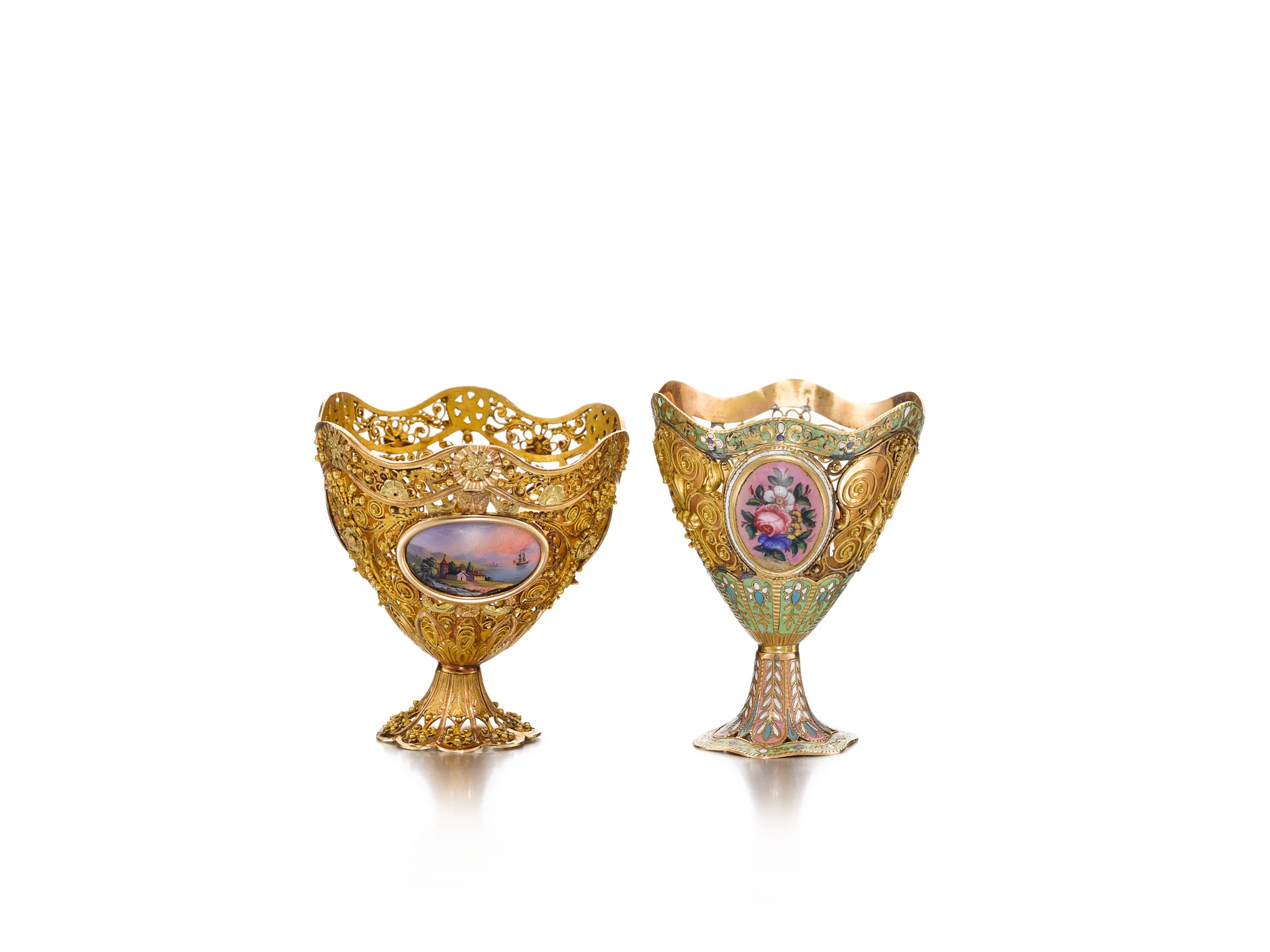 Two two-colour gold
