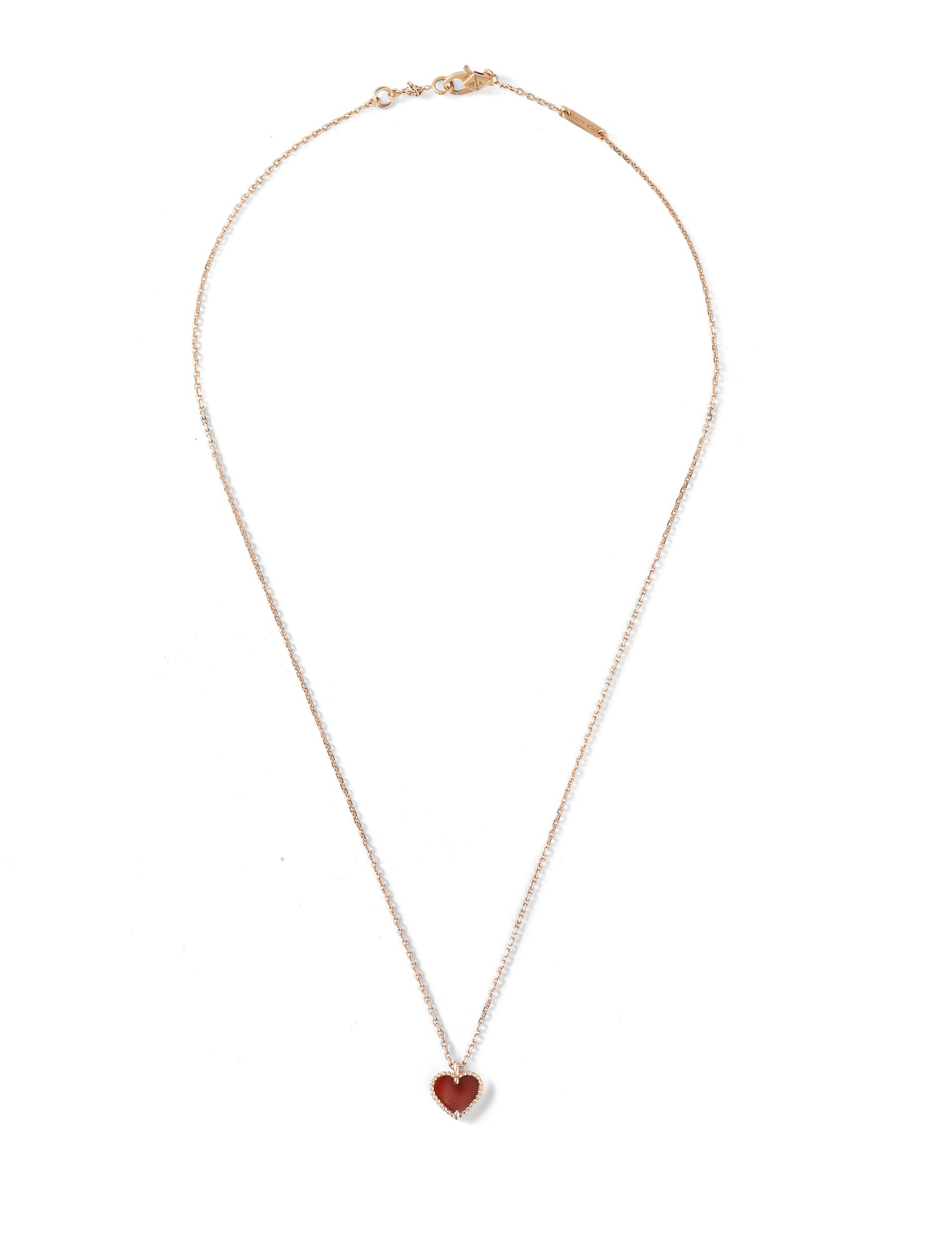 Collier cornaline