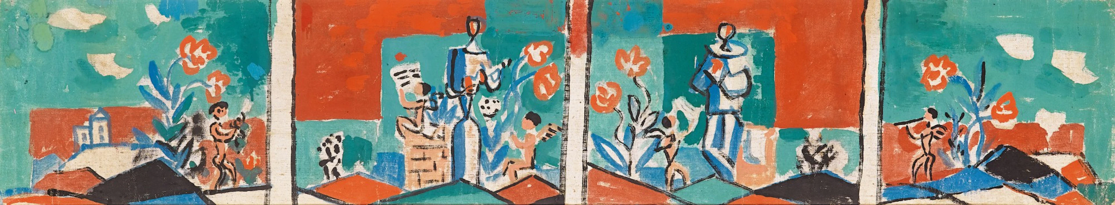 Roger bissière | set design for the vichy theater [projet...