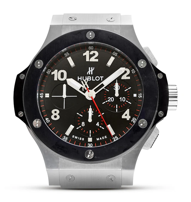 Hublot | big bang, a metalwork wall clock, circa 2015