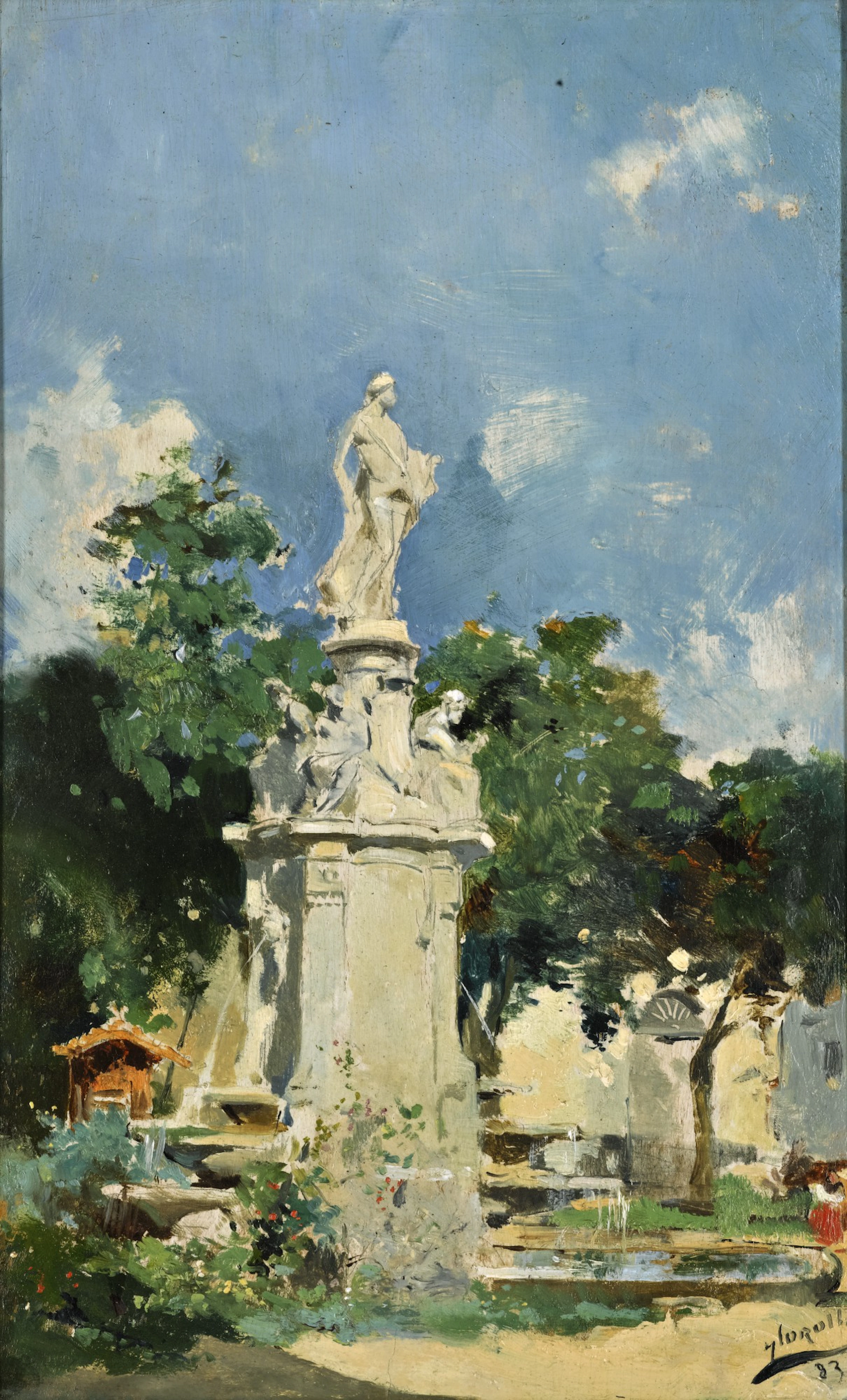 Joaquín sorolla | the fountain of apollo, madrid