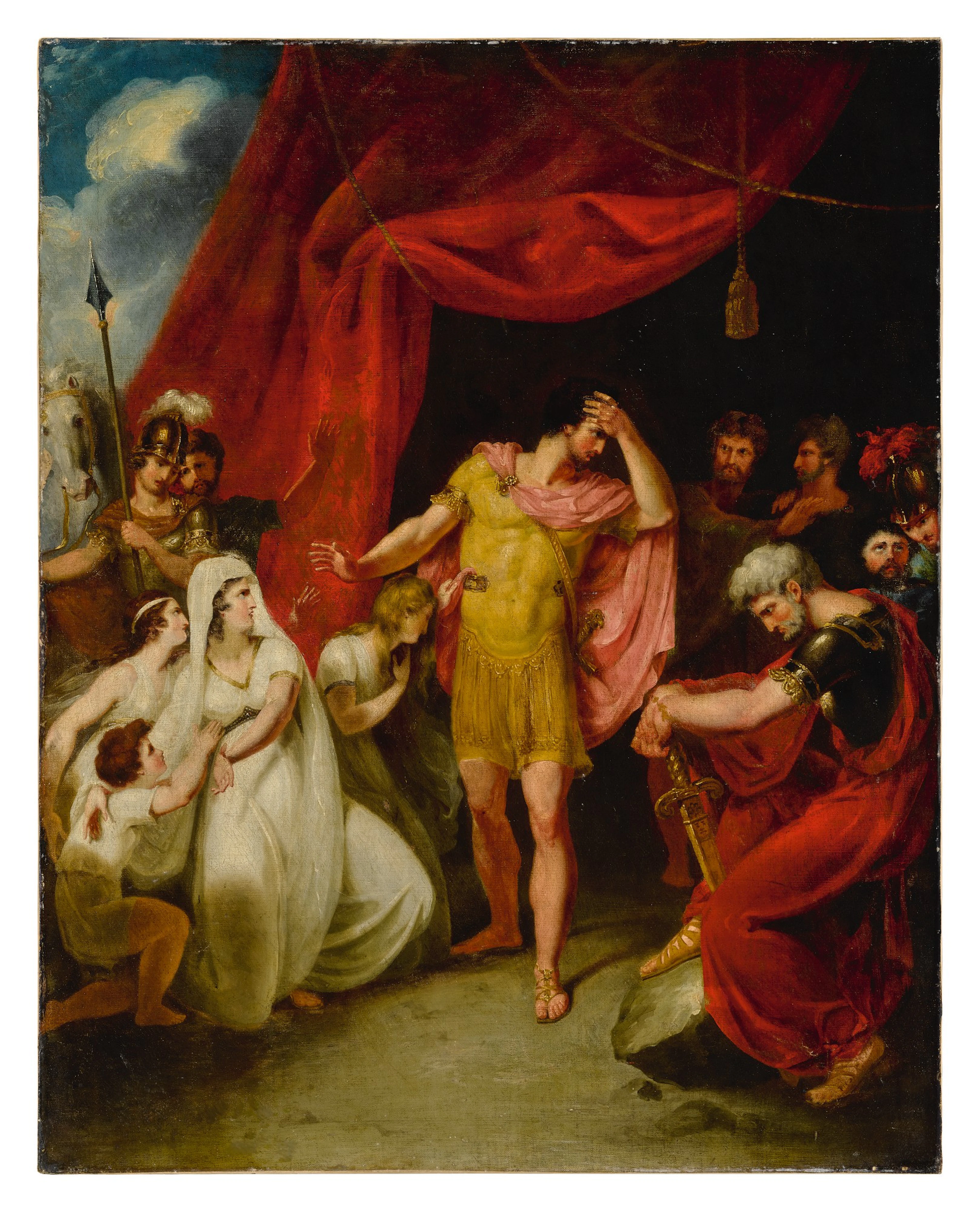 Attributed to william hamilton, r.a. | coriolanus act v, scene iii