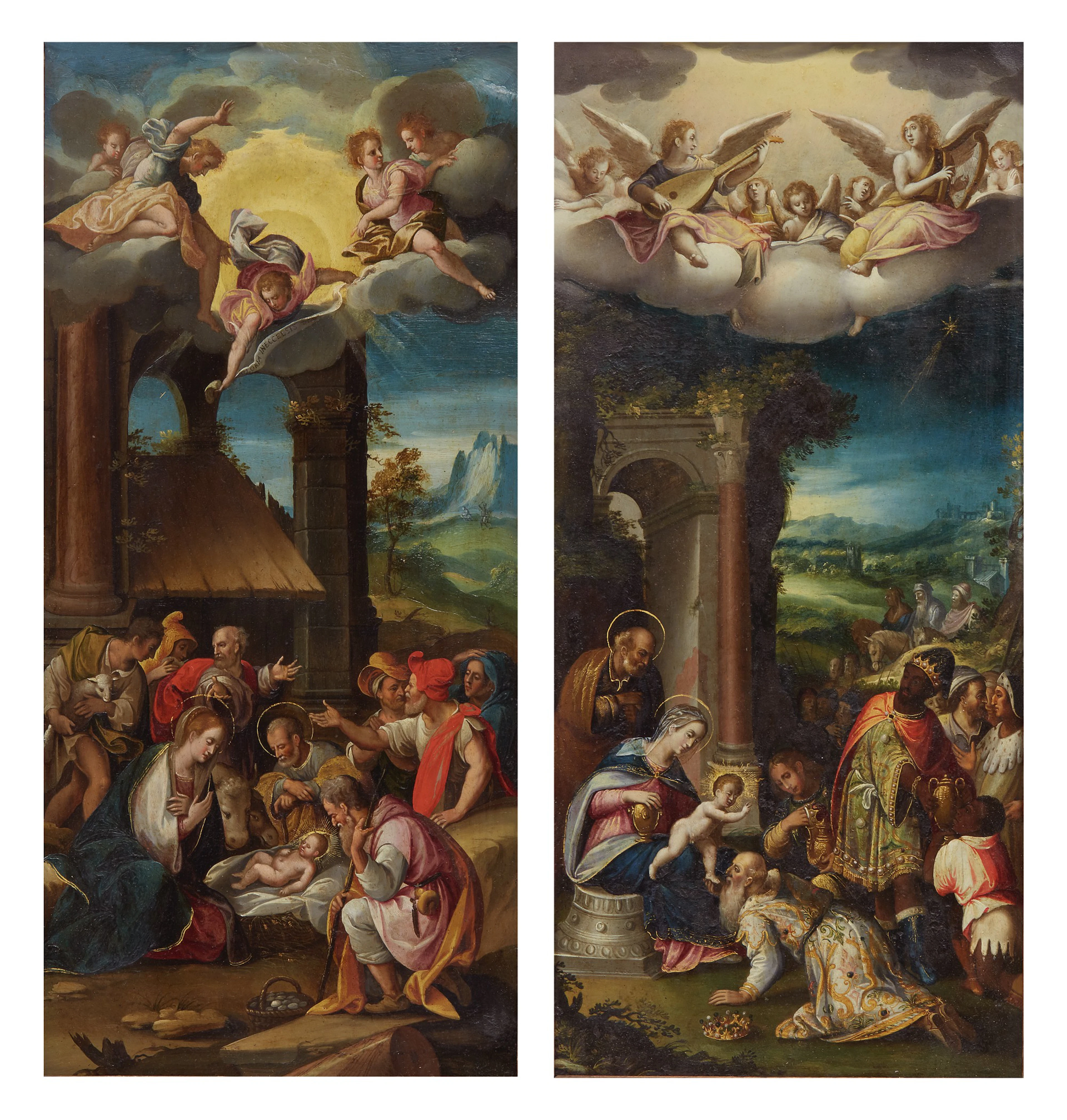 Prospero fontana | adoration of the shepherds; ﻿adoration of the magi