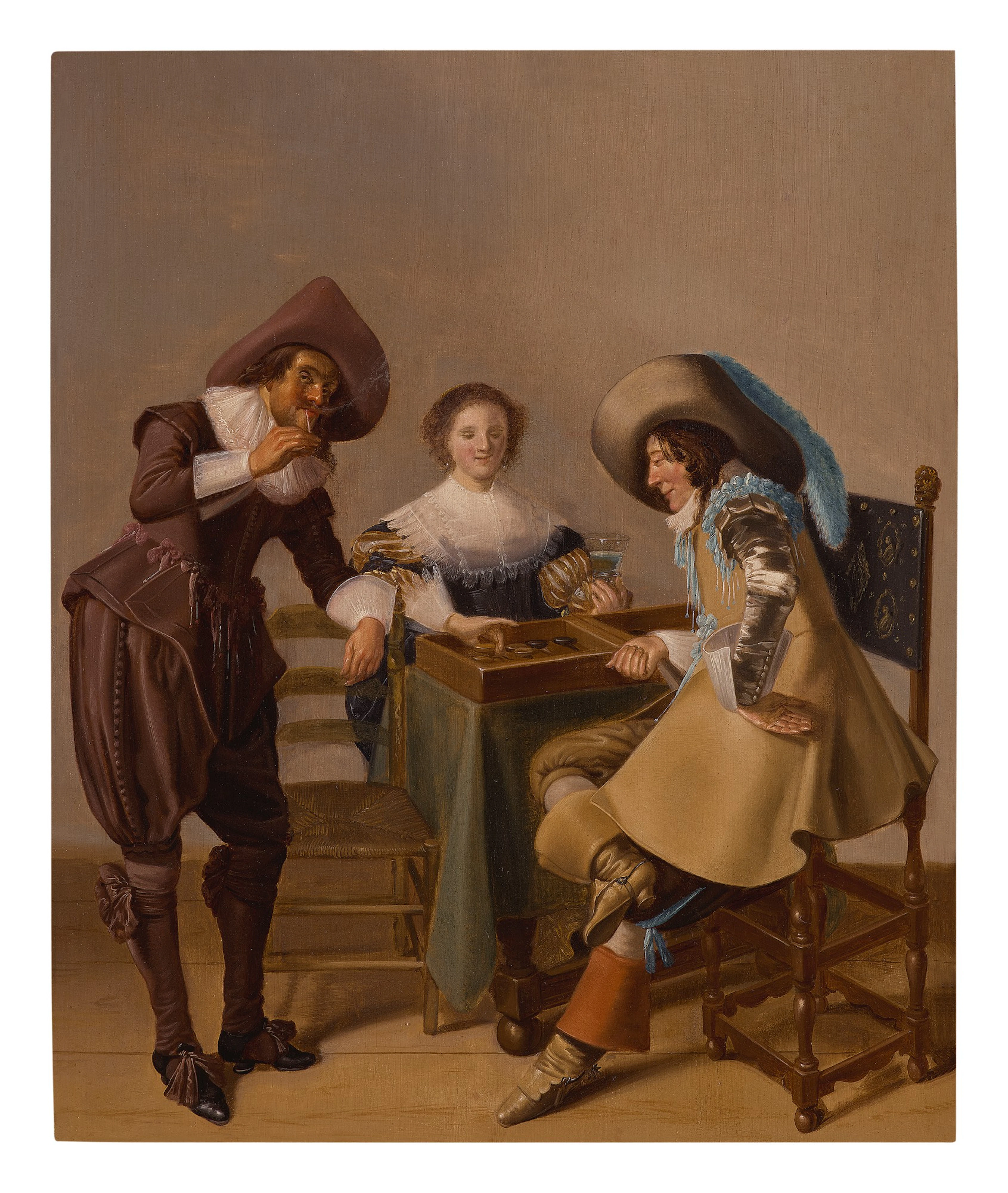 Dirck hals | tric-trac players