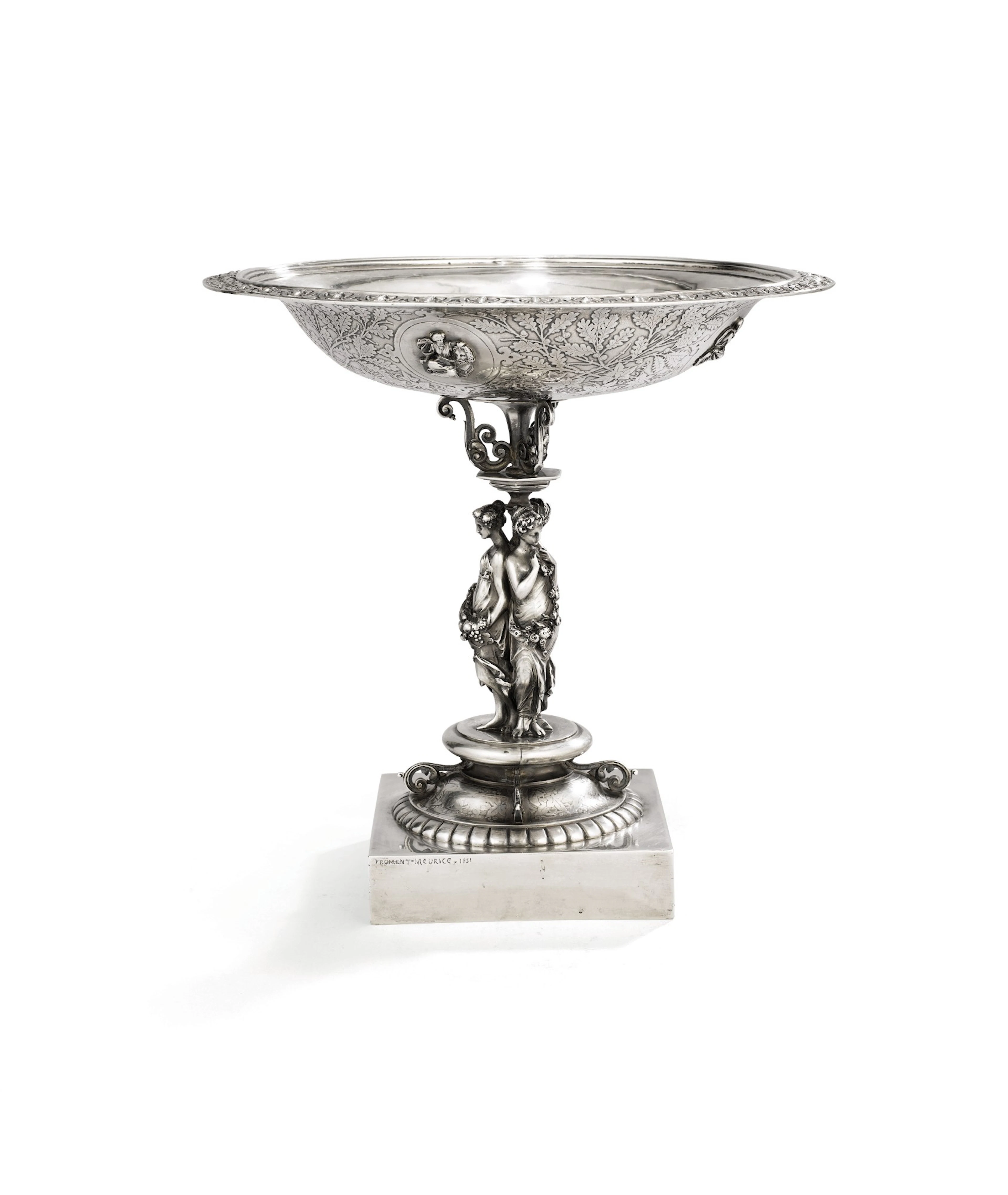 A silver tazza