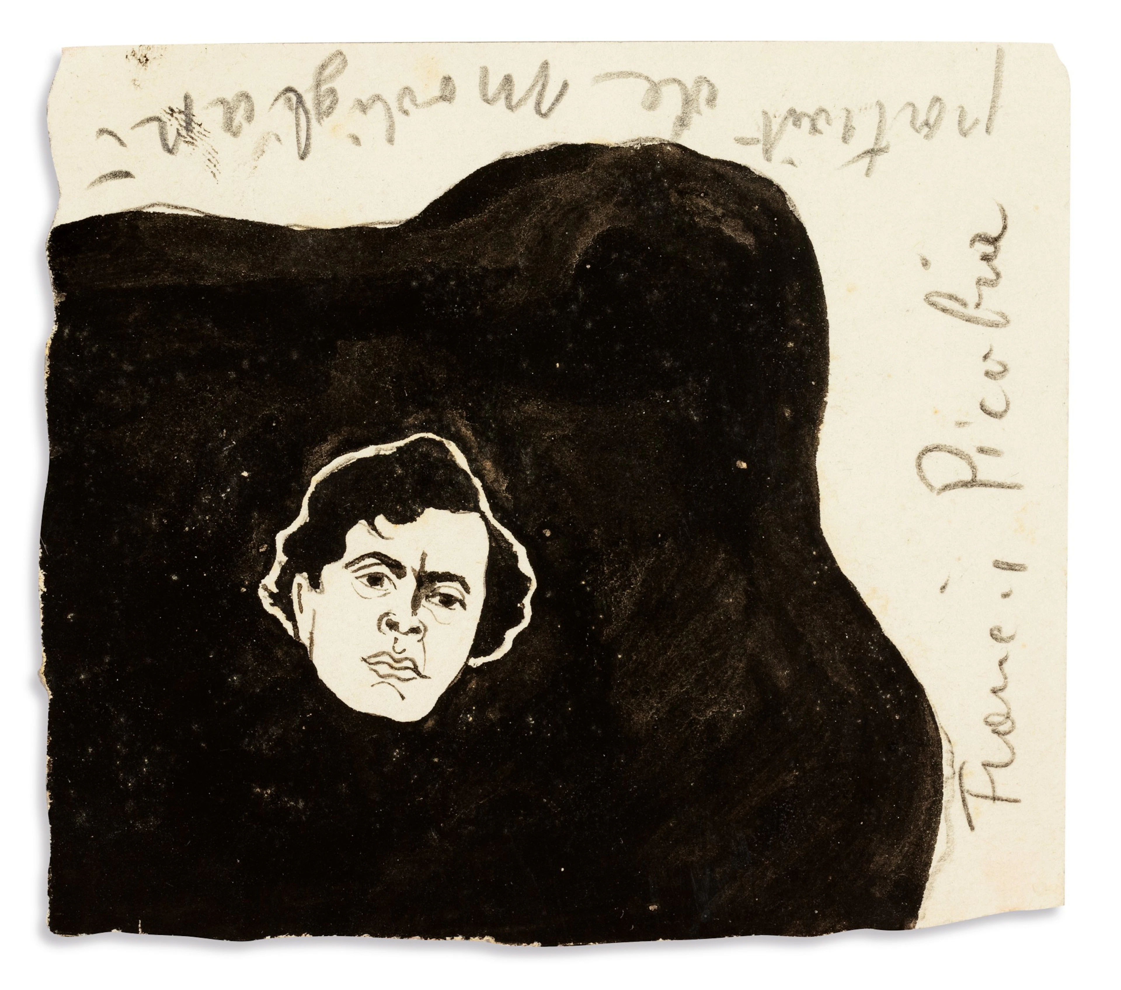 PICABIA. Portrait de Modigliani