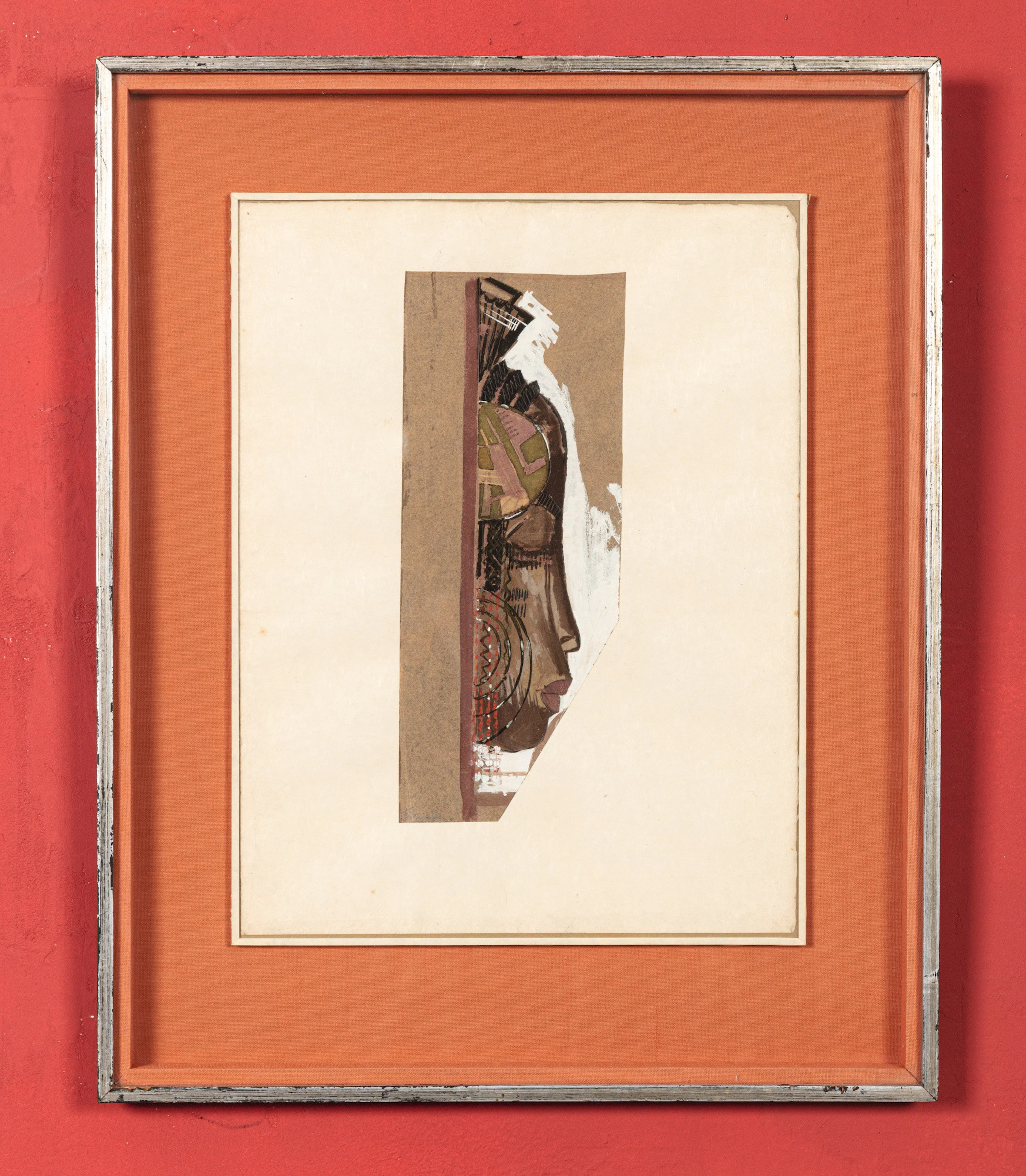 Gustave miklos | profil of a baoulé woman [femme baoulé de profil]