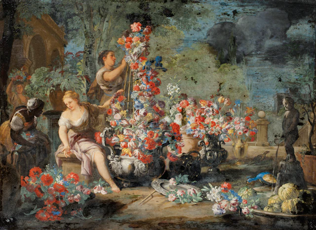 Abraham brueghel and studio of luca giordano | primavera