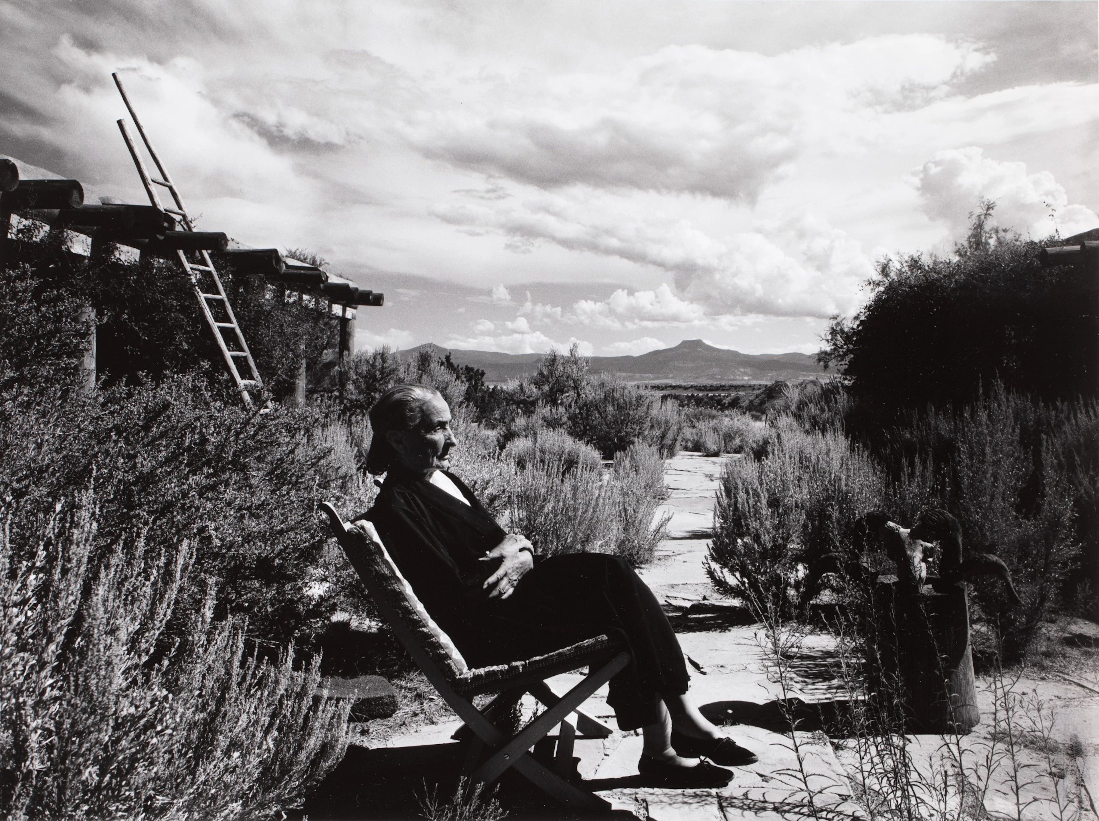 Arnold newman | georgia o’keeffe, ghost ranch, nm