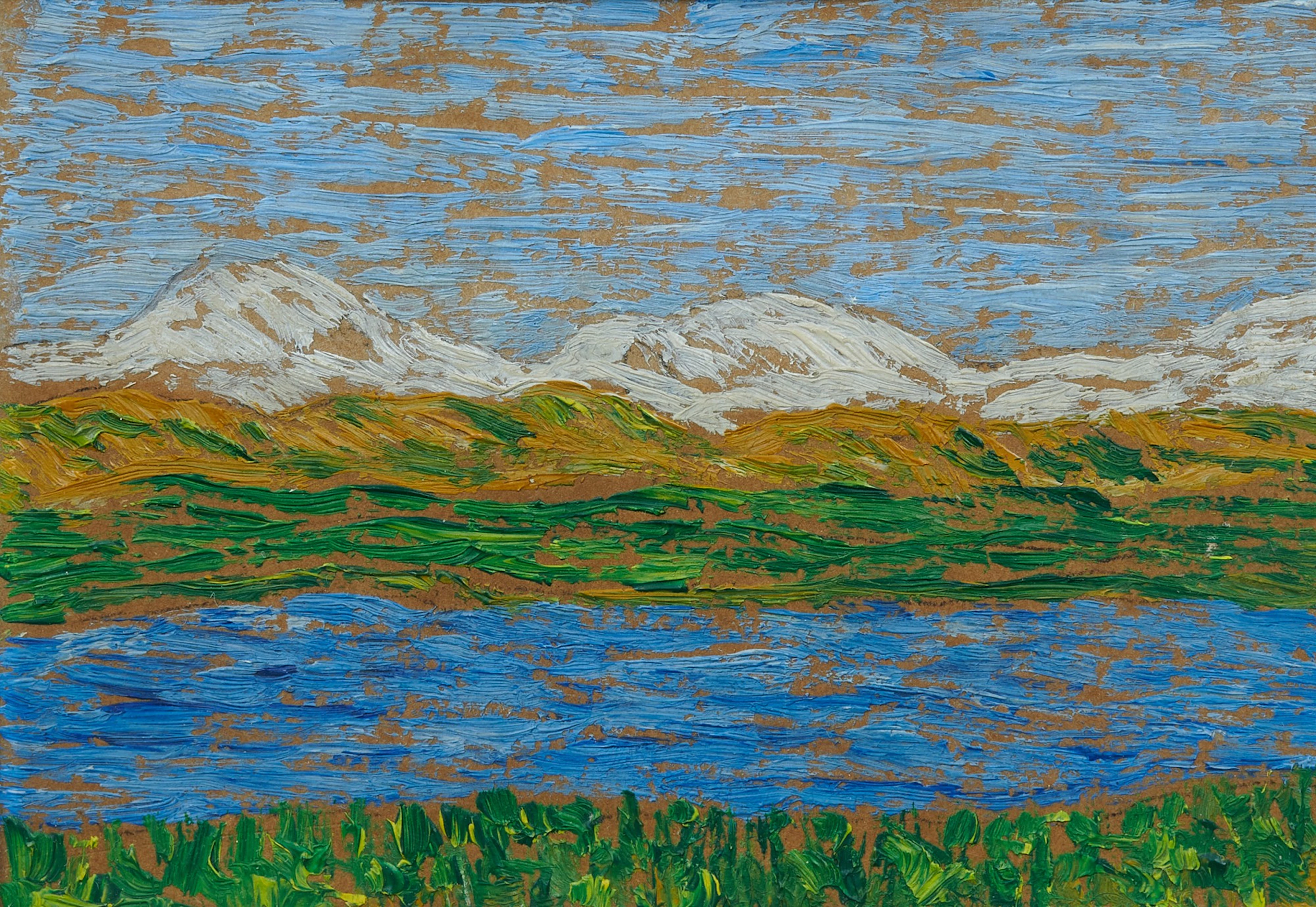 Gottardo segantini | bergsee, 1938