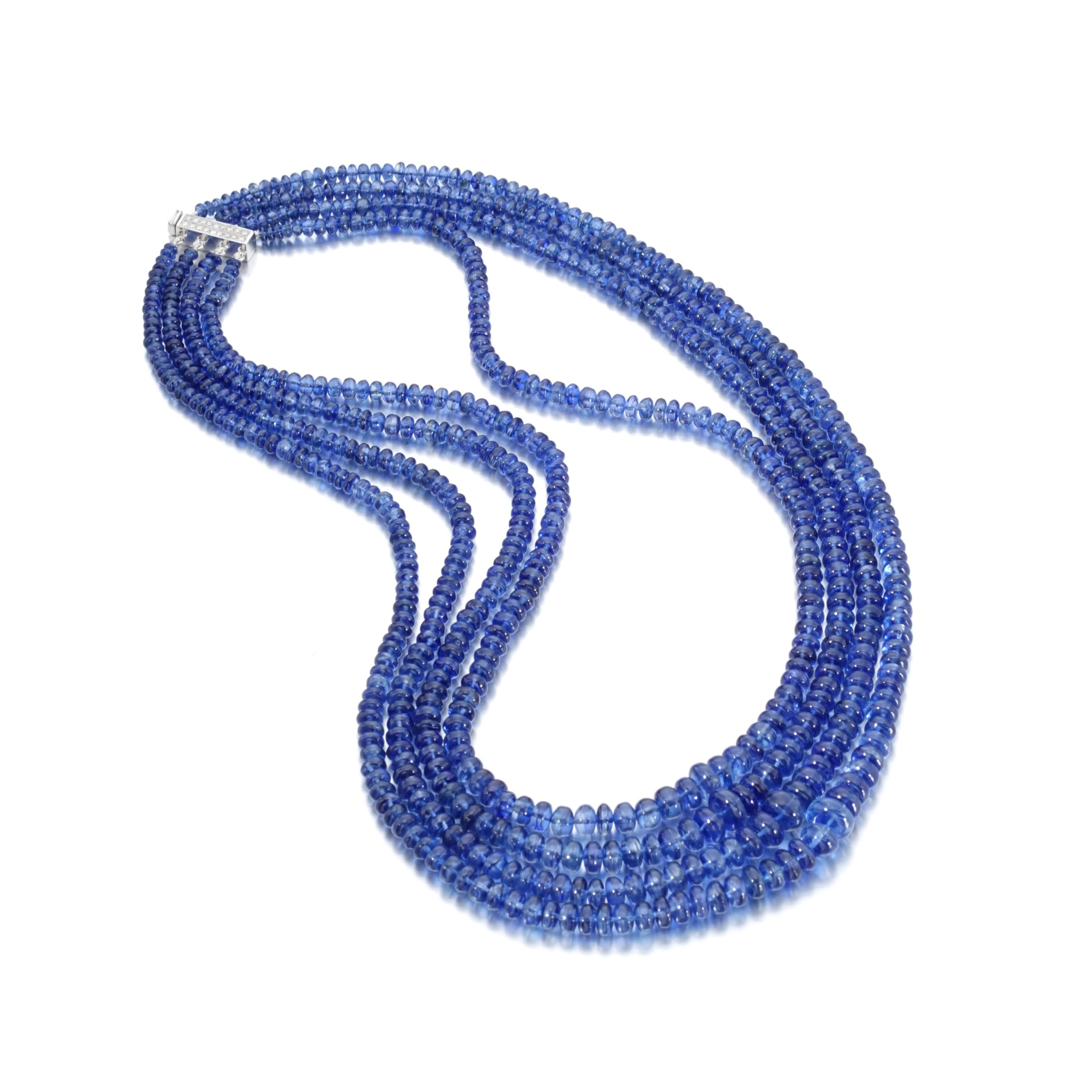 Bulgari | kyanite and diamond necklace