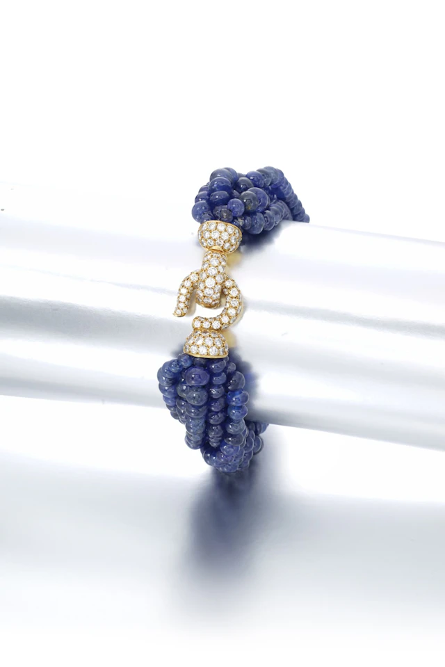 Cartier | sapphire and diamond bracelet