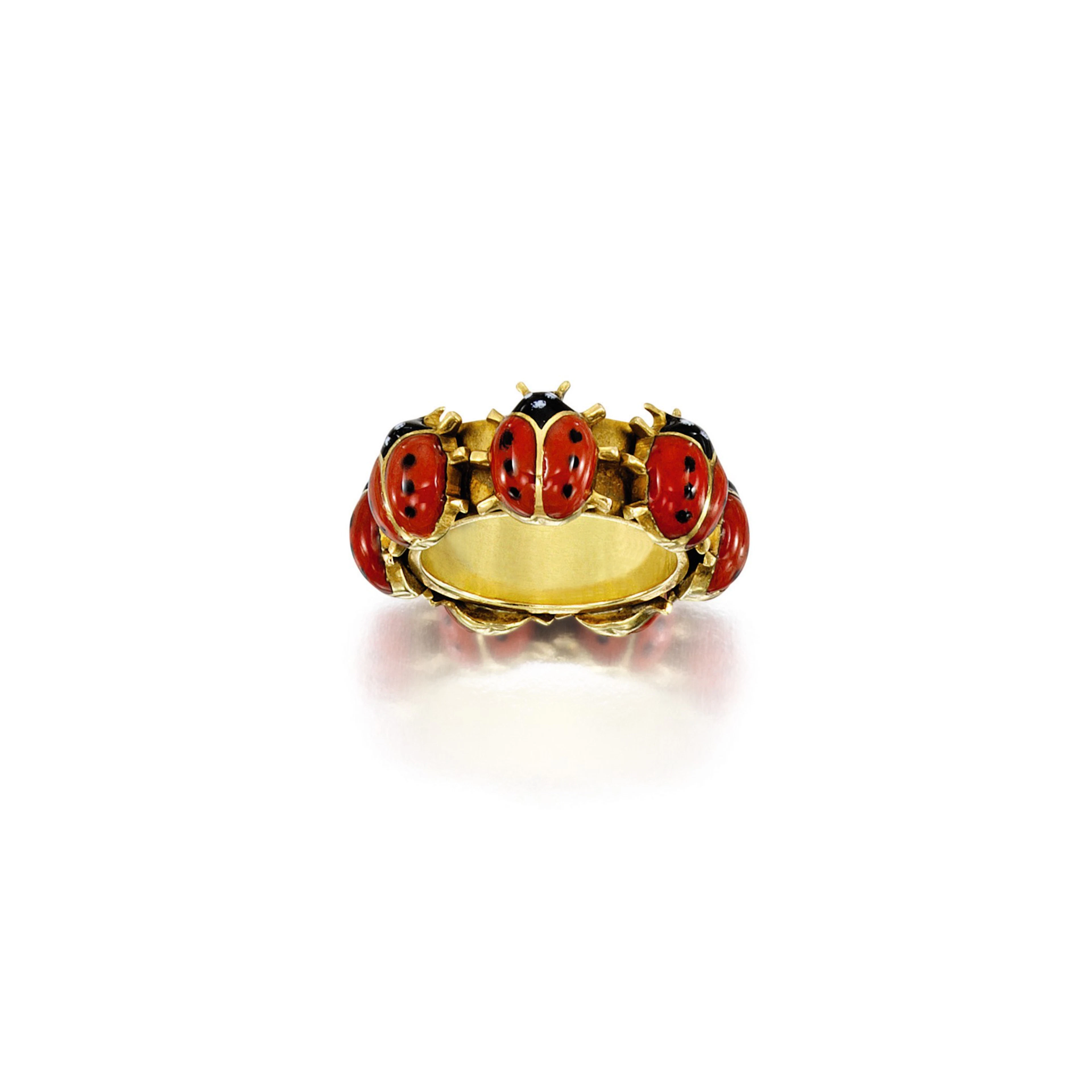 Cartier | enamel and gold ring 卡地亞 | 琺瑯彩 配 18k金 戒指