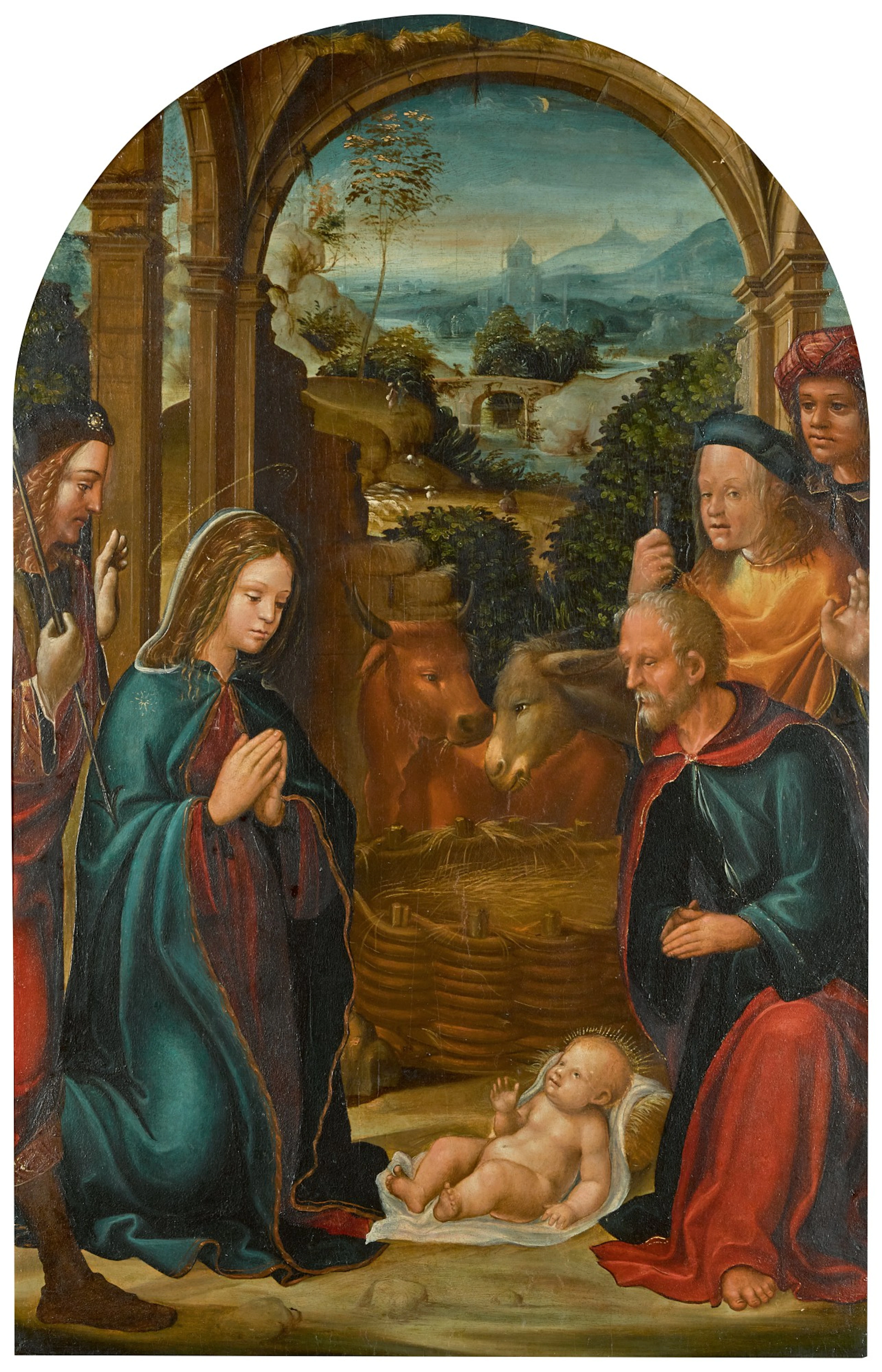 Attributed to pedro de aponte | the nativity