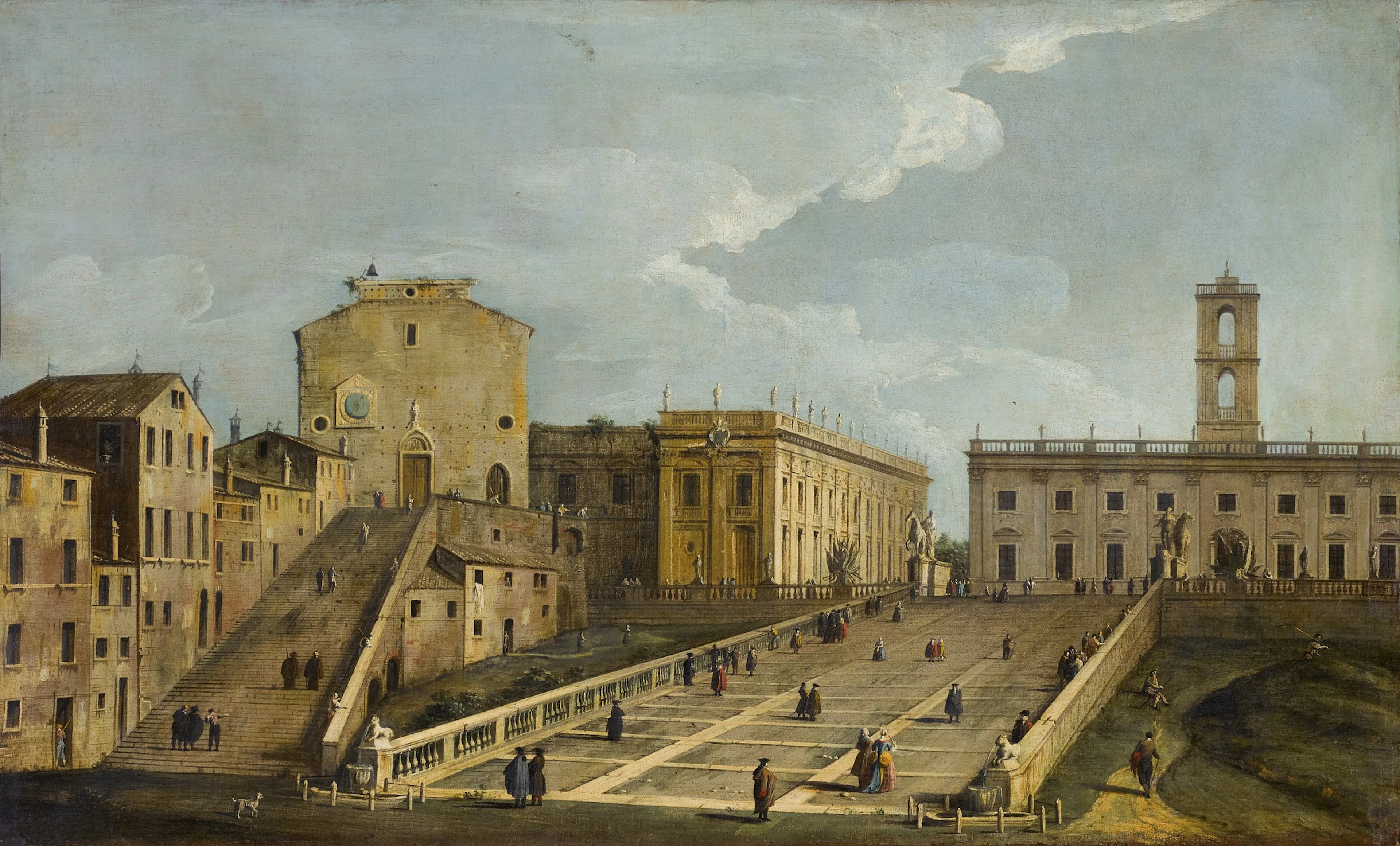 Bernardo canal | rome, a view of the campidoglio