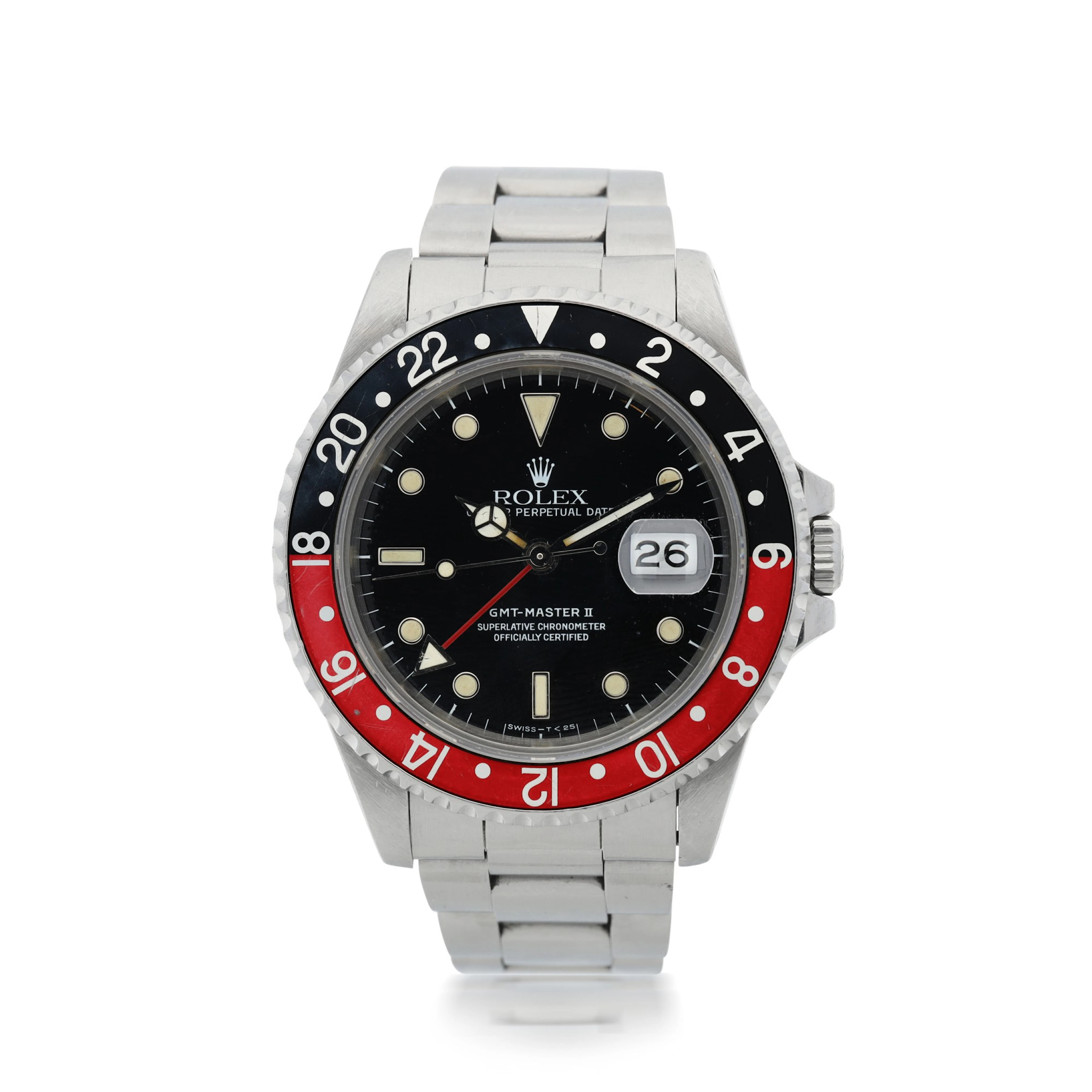 Rolex | reference 16710 gmt-master ii 'coke' a stainless...