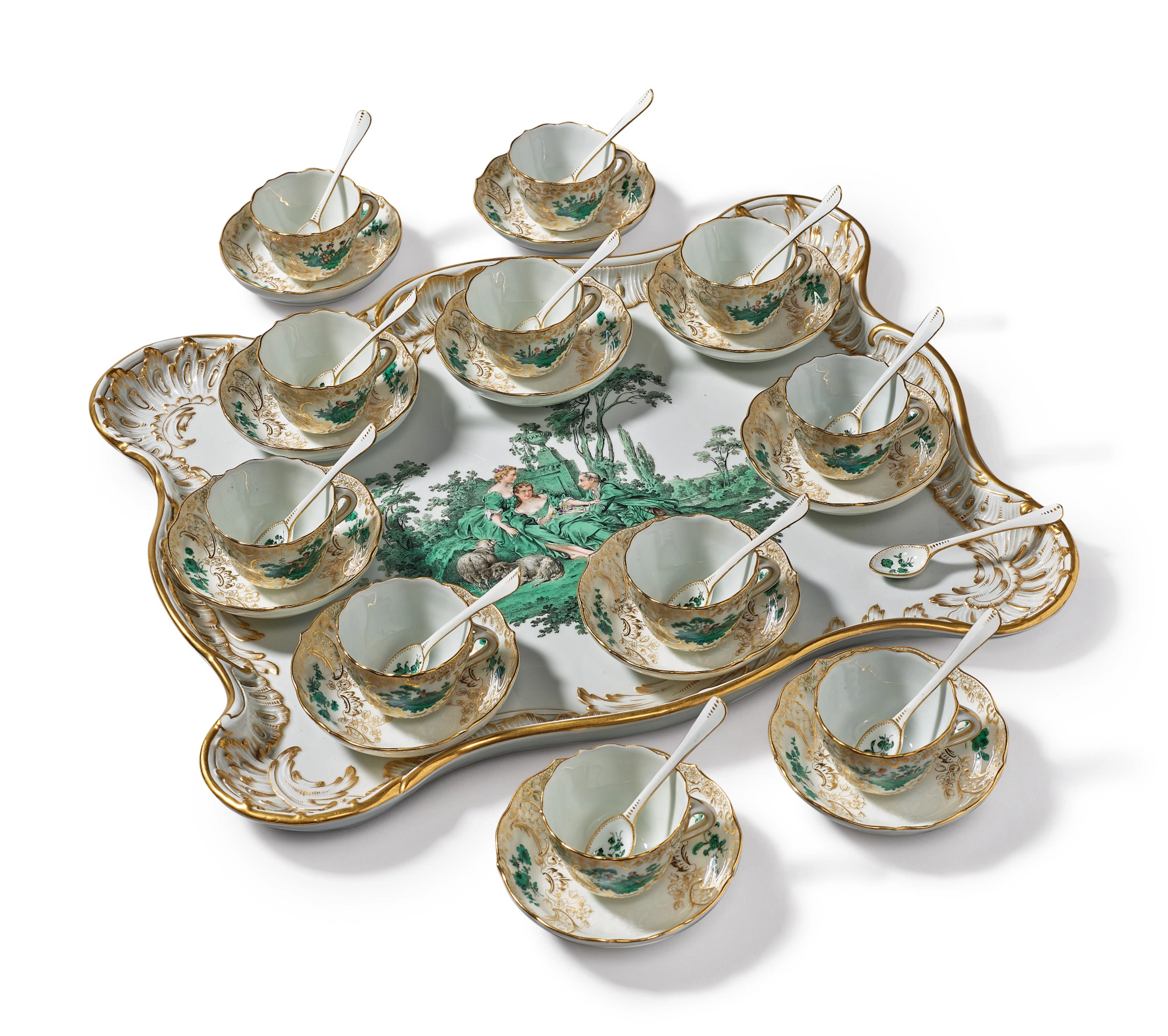 A meissen coffee service, late 19th century
