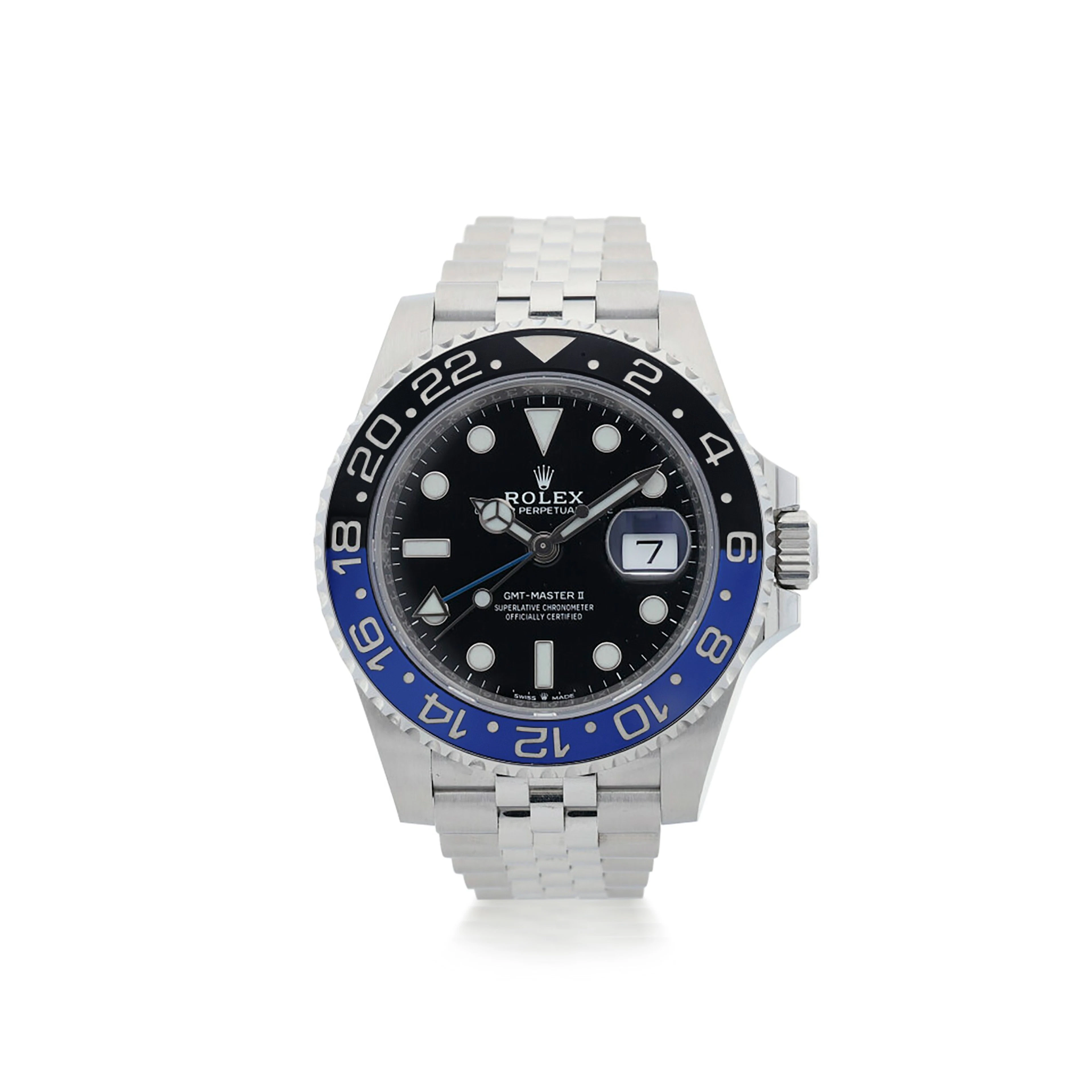 Rolex | reference 126710 gmt-master ii 'batgirl' a...