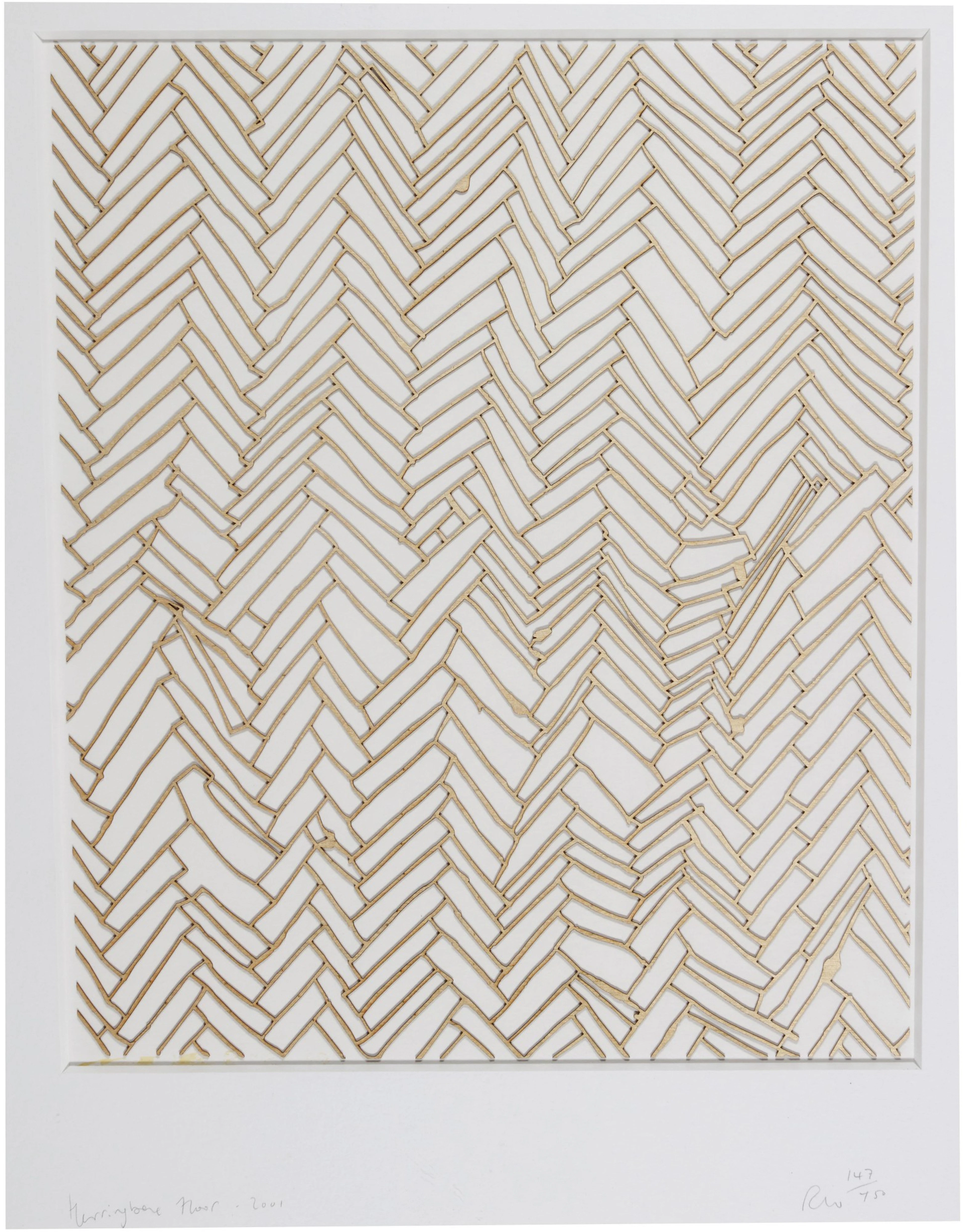 Rachel whiteread | herringbone floor